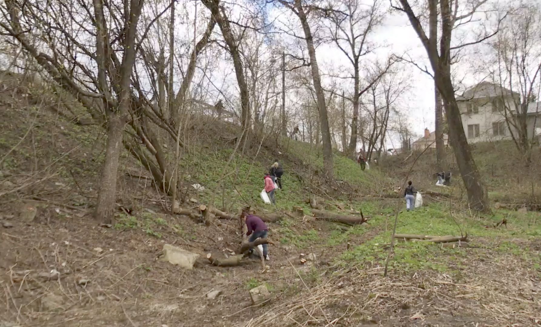 Клин, благоустройство, субботник, люди, месяц чистоты