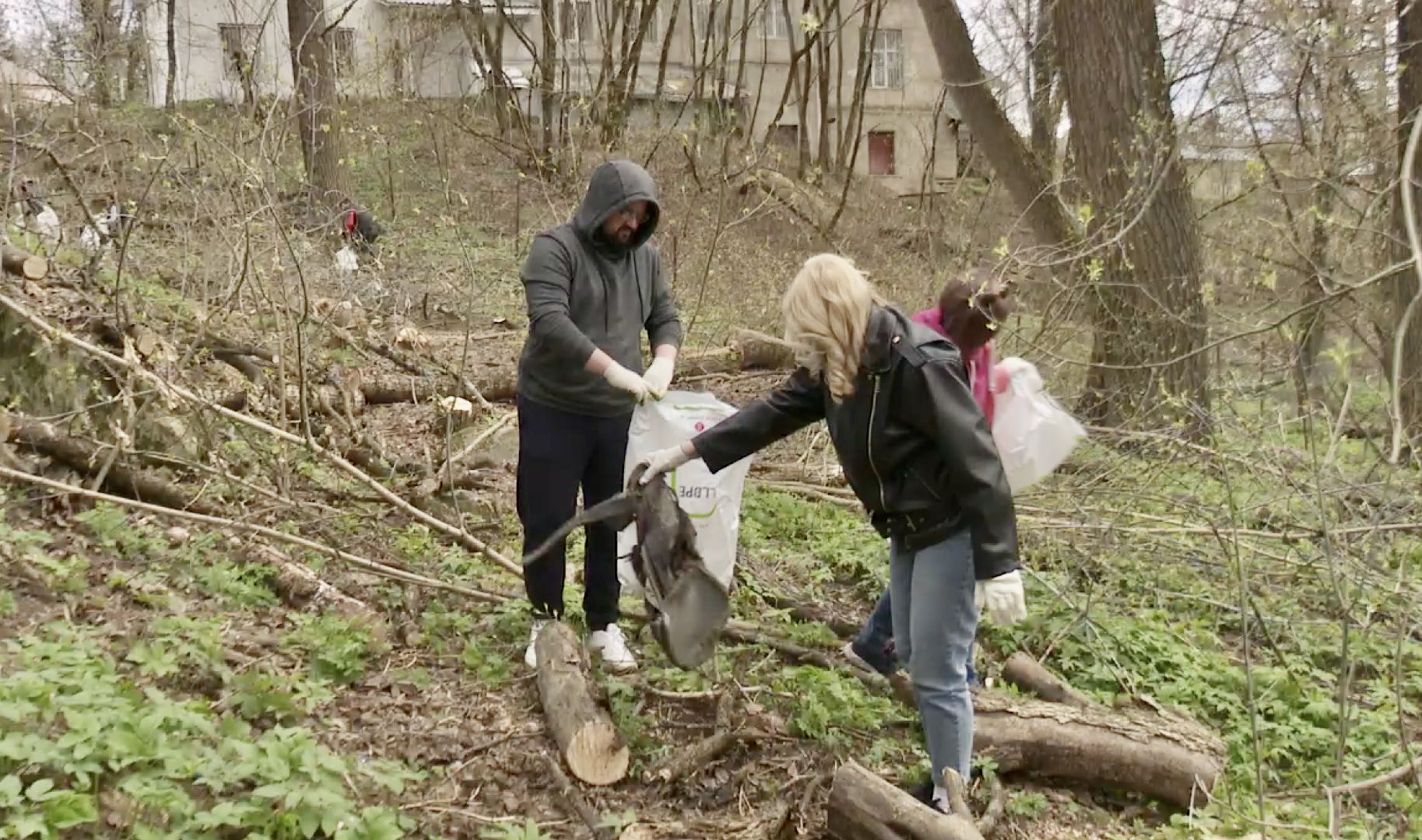 Клин, благоустройство, субботник, люди, месяц чистоты