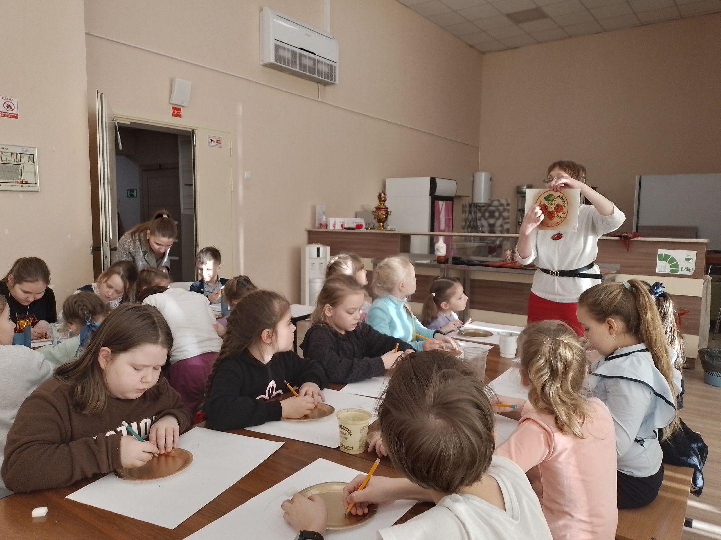 масленица, мастер класс, дети, роспись, хохлома, городской округ восход, вертикалки,