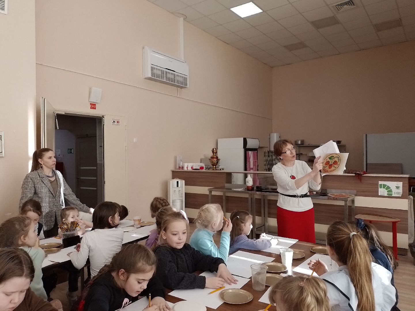 масленица, мастер класс, дети, роспись, хохлома, городской округ восход, вертикалки,