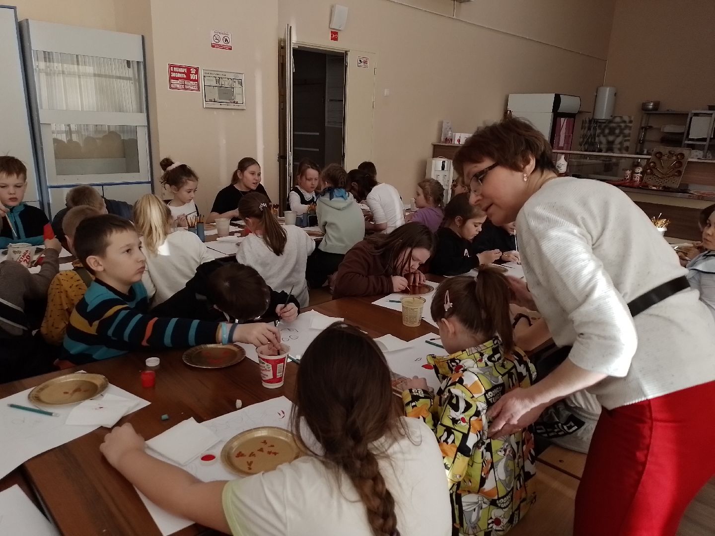 масленица, мастер класс, дети, роспись, хохлома, городской округ восход, вертикалки,