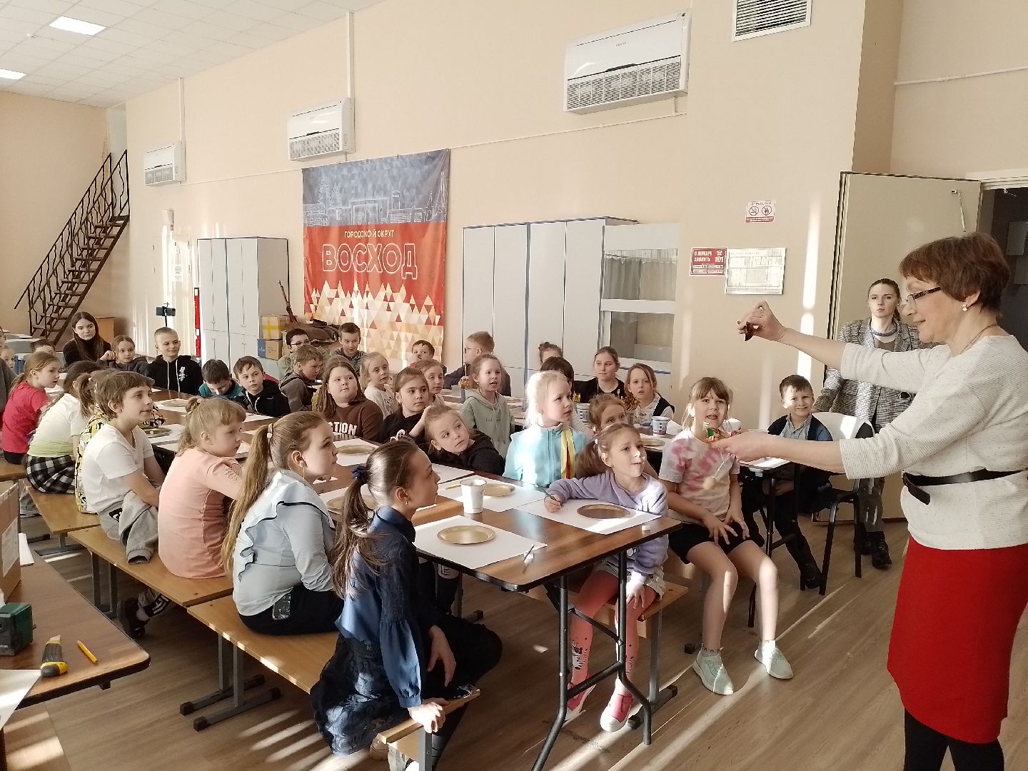 масленица, мастер класс, дети, роспись, хохлома, городской округ восход, вертикалки,