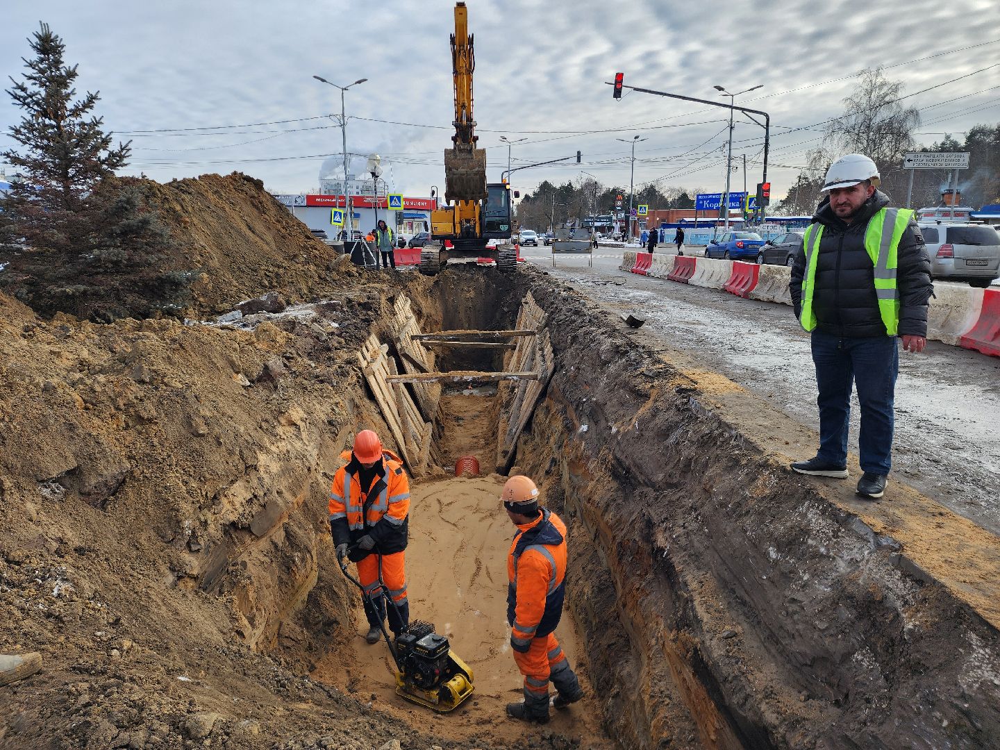 дороги, строительство, шатура, дождевая канализация, вертикалки,