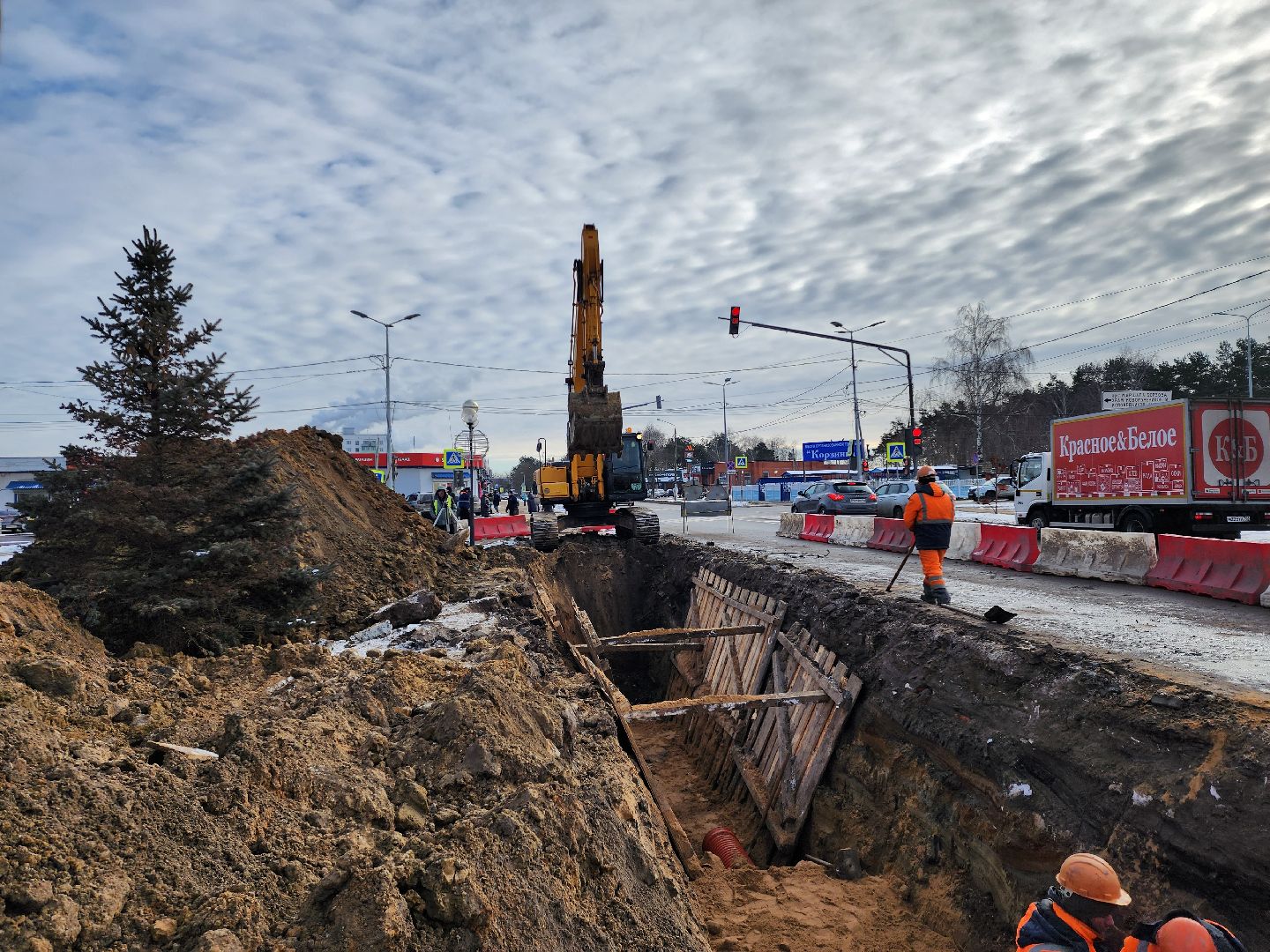 дороги, строительство, шатура, дождевая канализация, вертикалки,