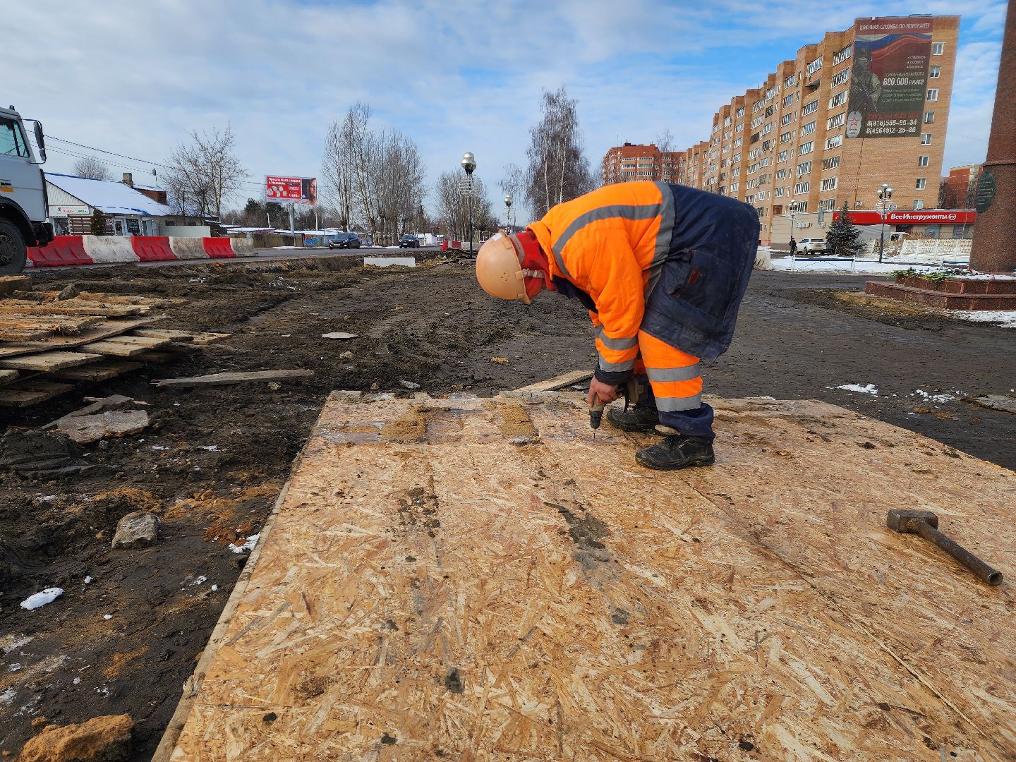 дороги, строительство, шатура, дождевая канализация, вертикалки,