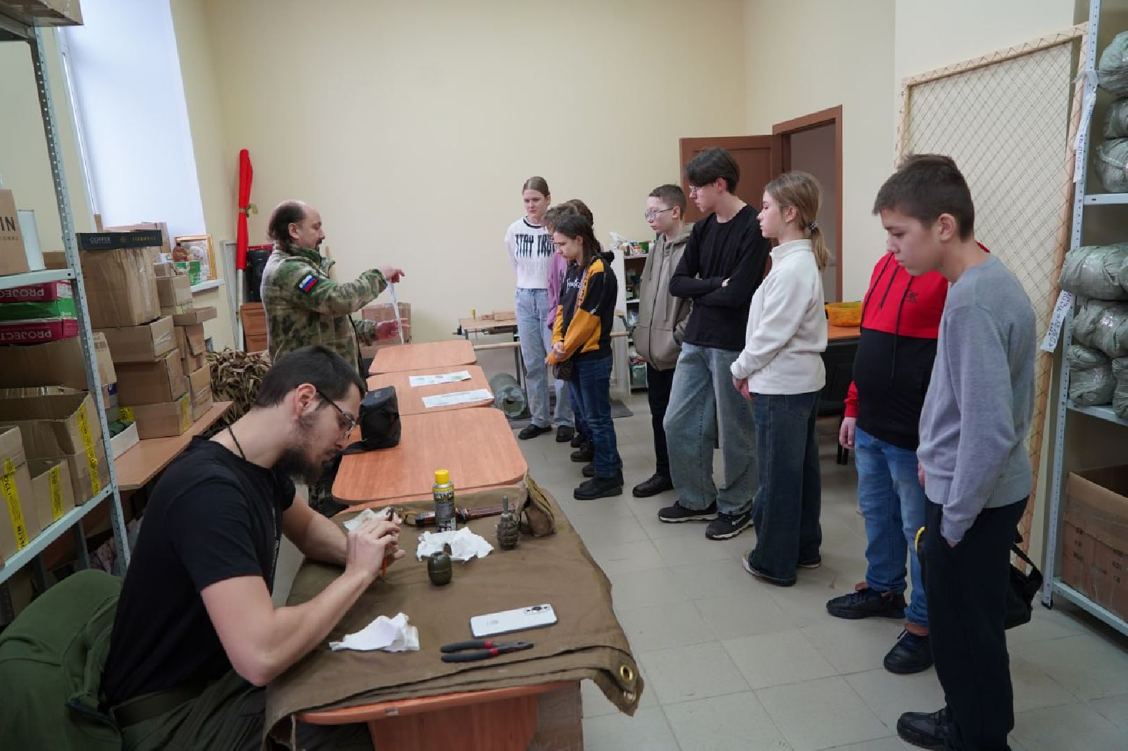 Коломна, урок мужества, помощь сво,