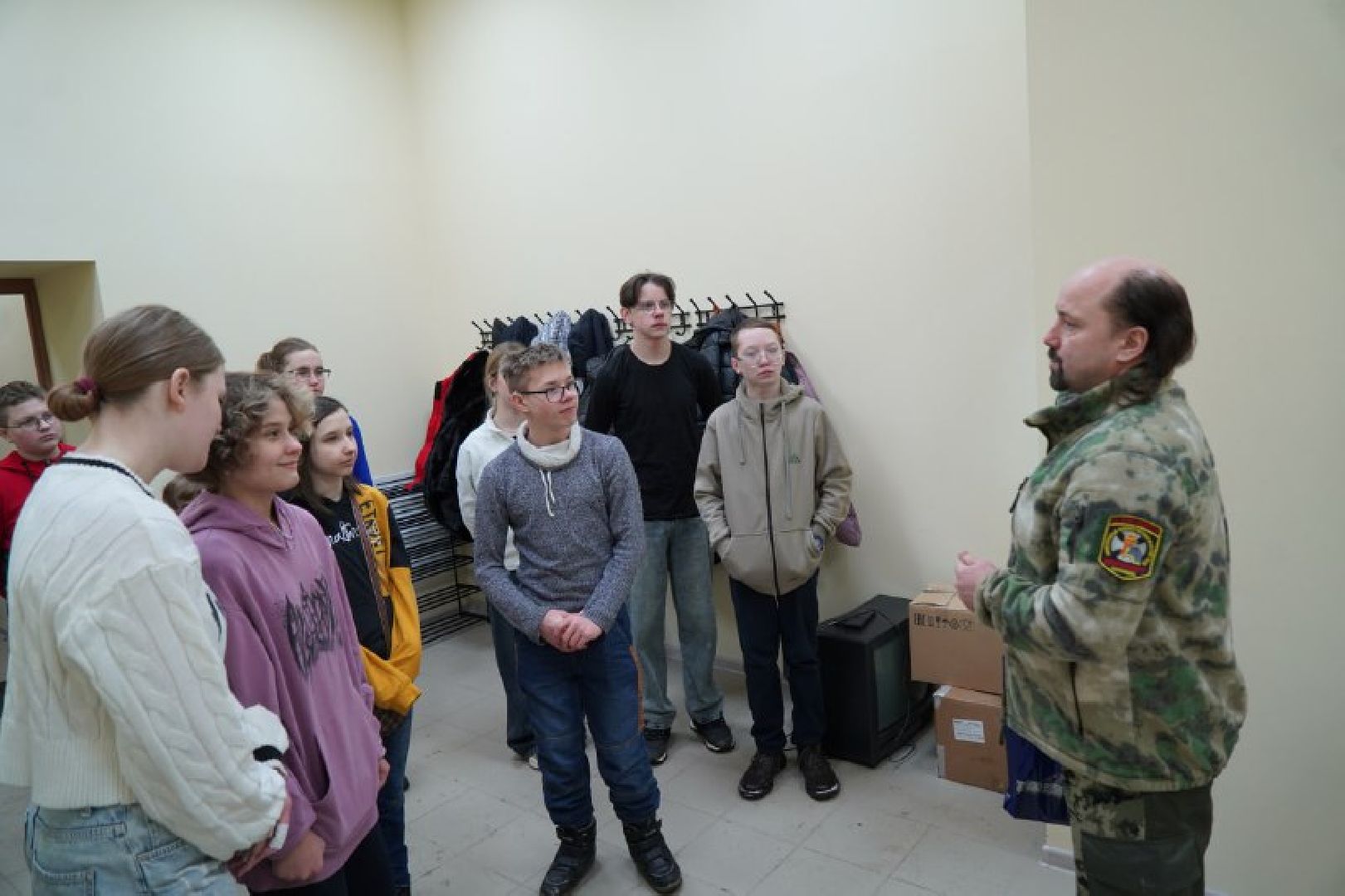 Коломна, урок мужества, помощь сво,