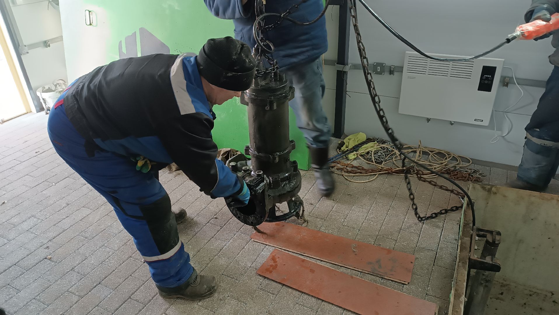 канализационно-насосная станция, засор, водоканал, щёлково,