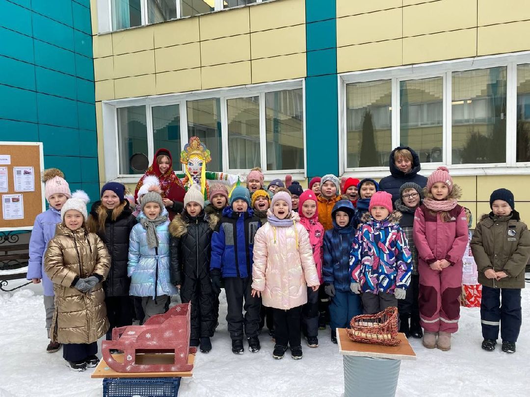 музей, сани, Зима в Подмосковье, школа, образование