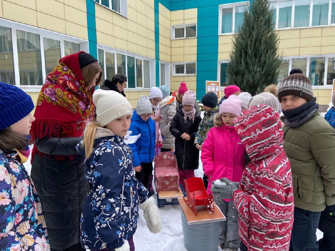 музей, сани, Зима в Подмосковье, школа, образование