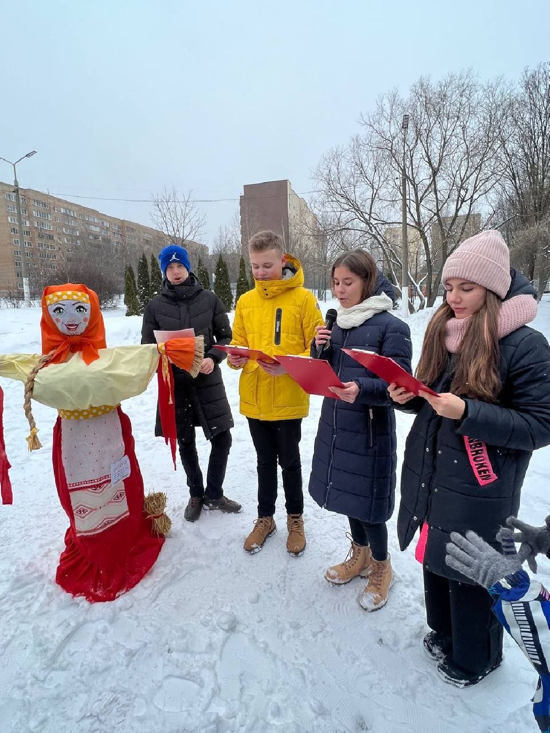 музей, сани, Зима в Подмосковье, школа, образование