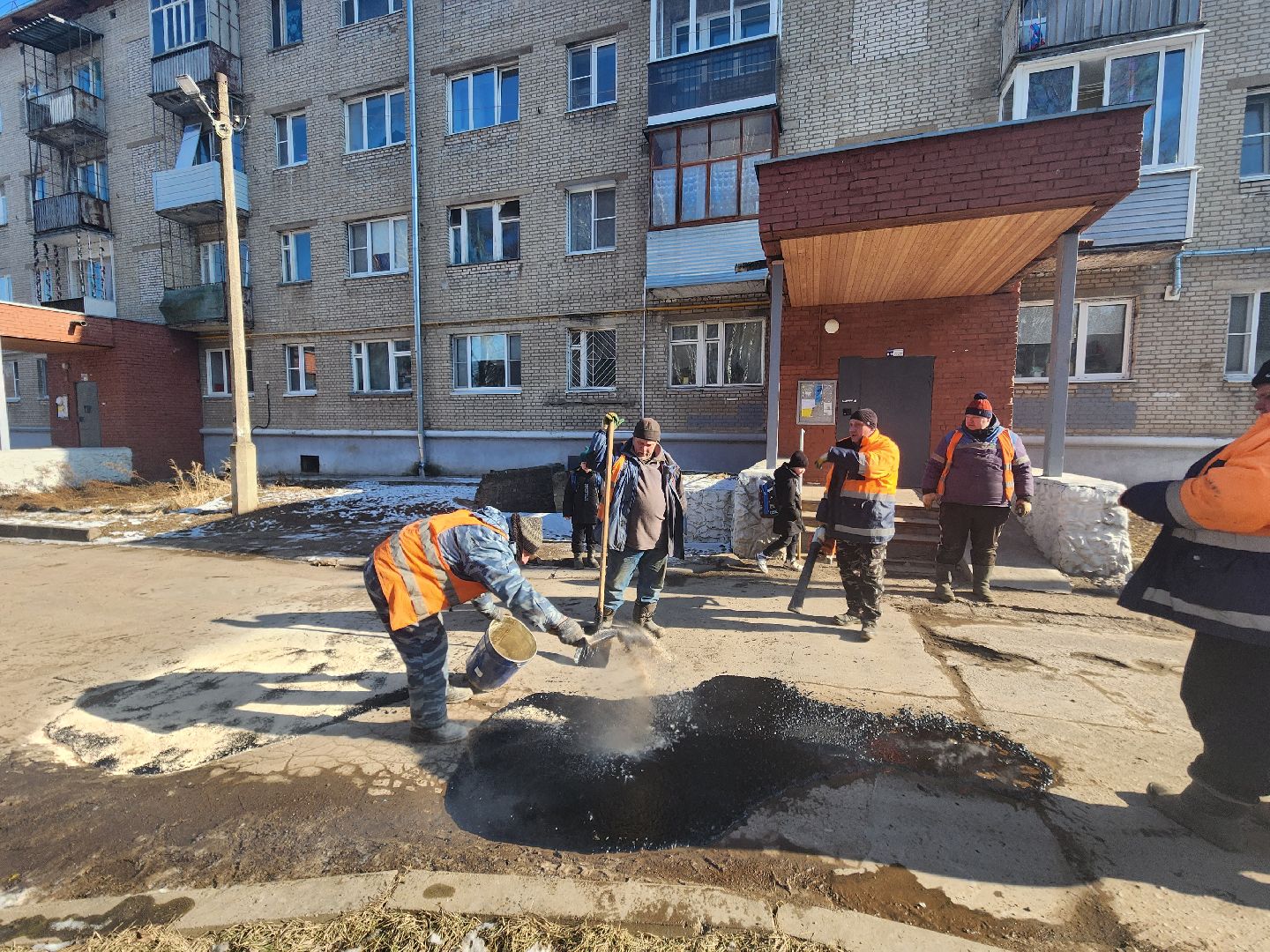 пущино, серпухов, ямочный ремонт,