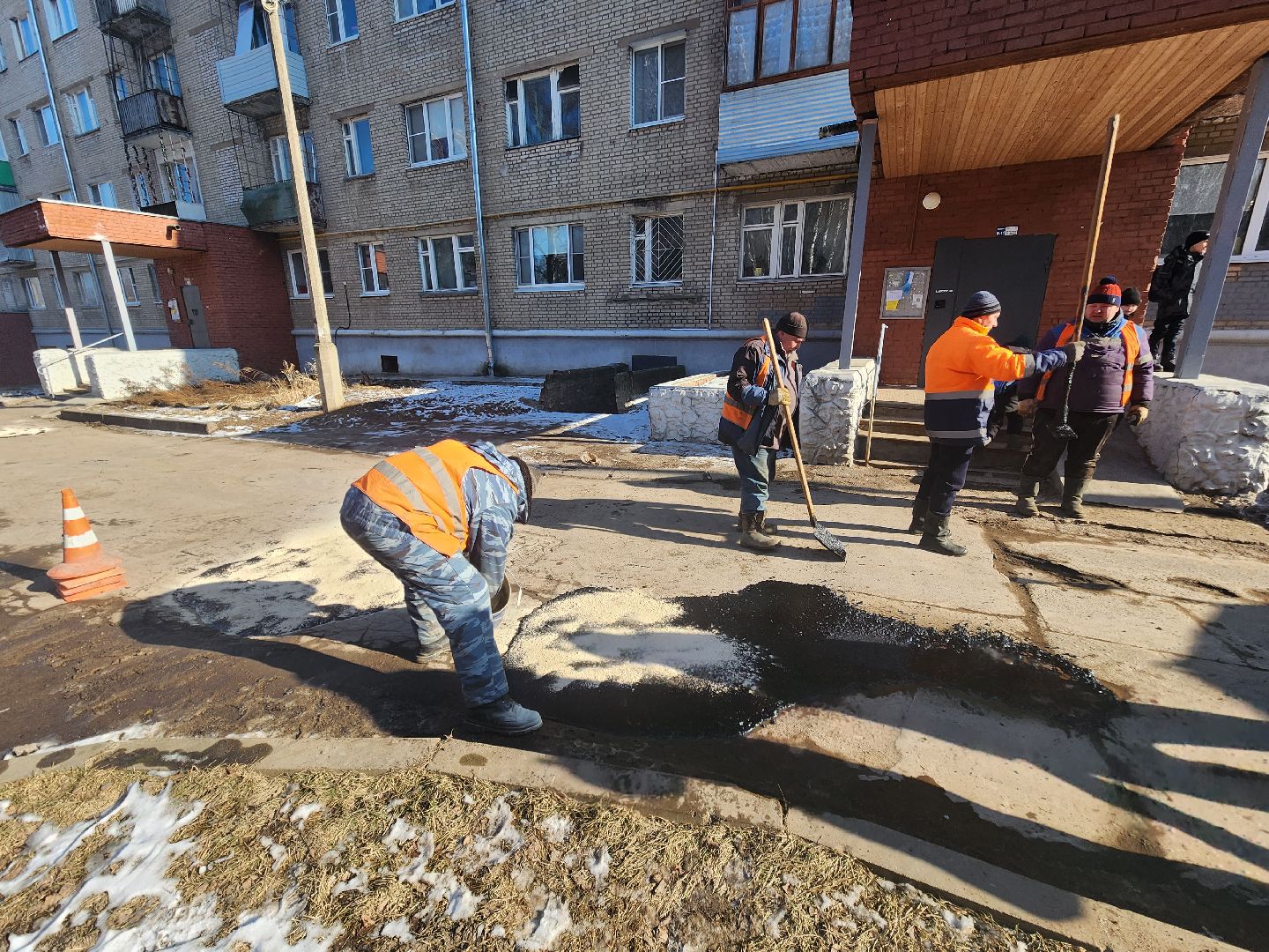 пущино, серпухов, ямочный ремонт,