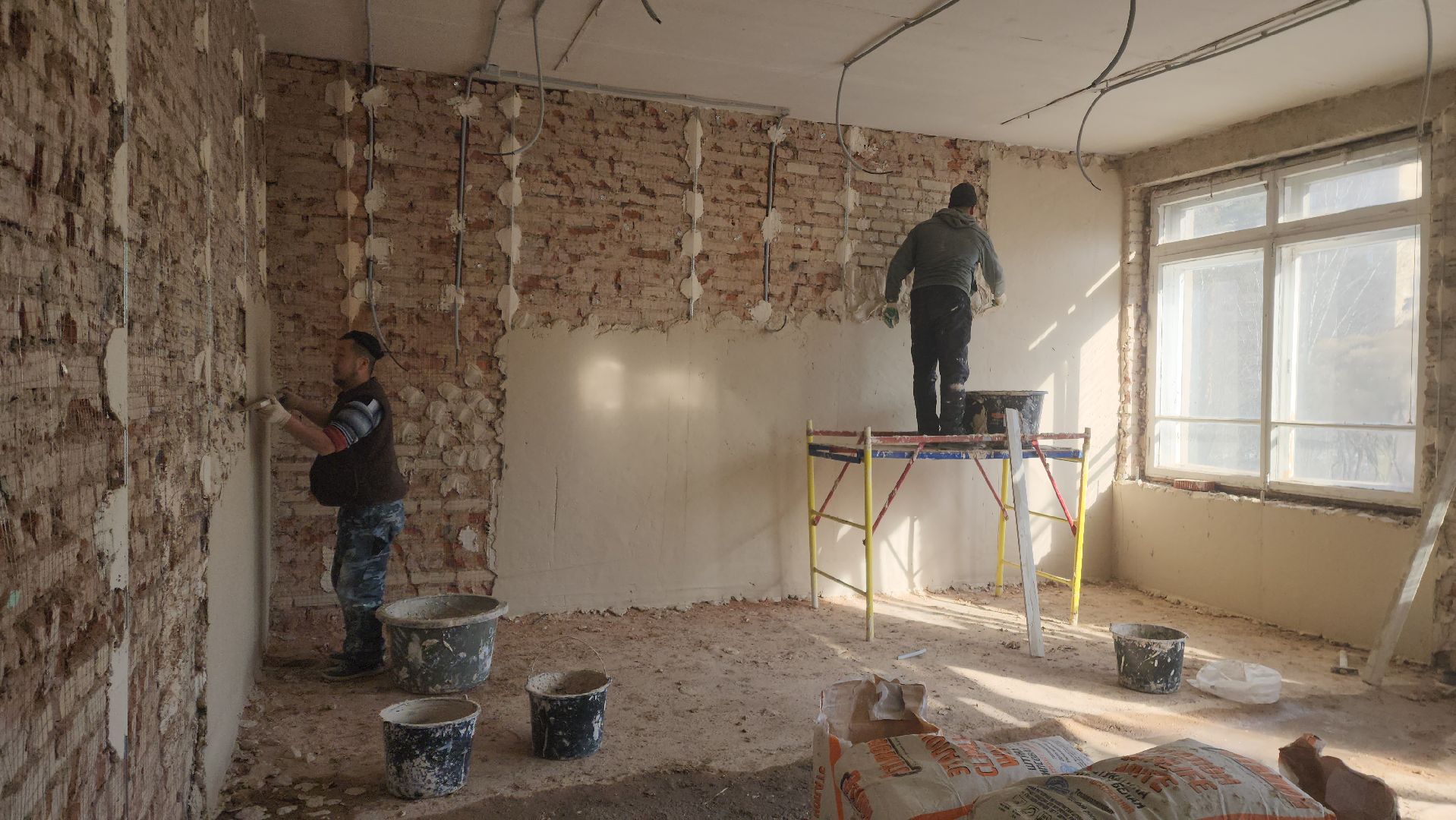 красноармейск, городской округ пушкинский, капремонт школы, стройка, вертикалки,