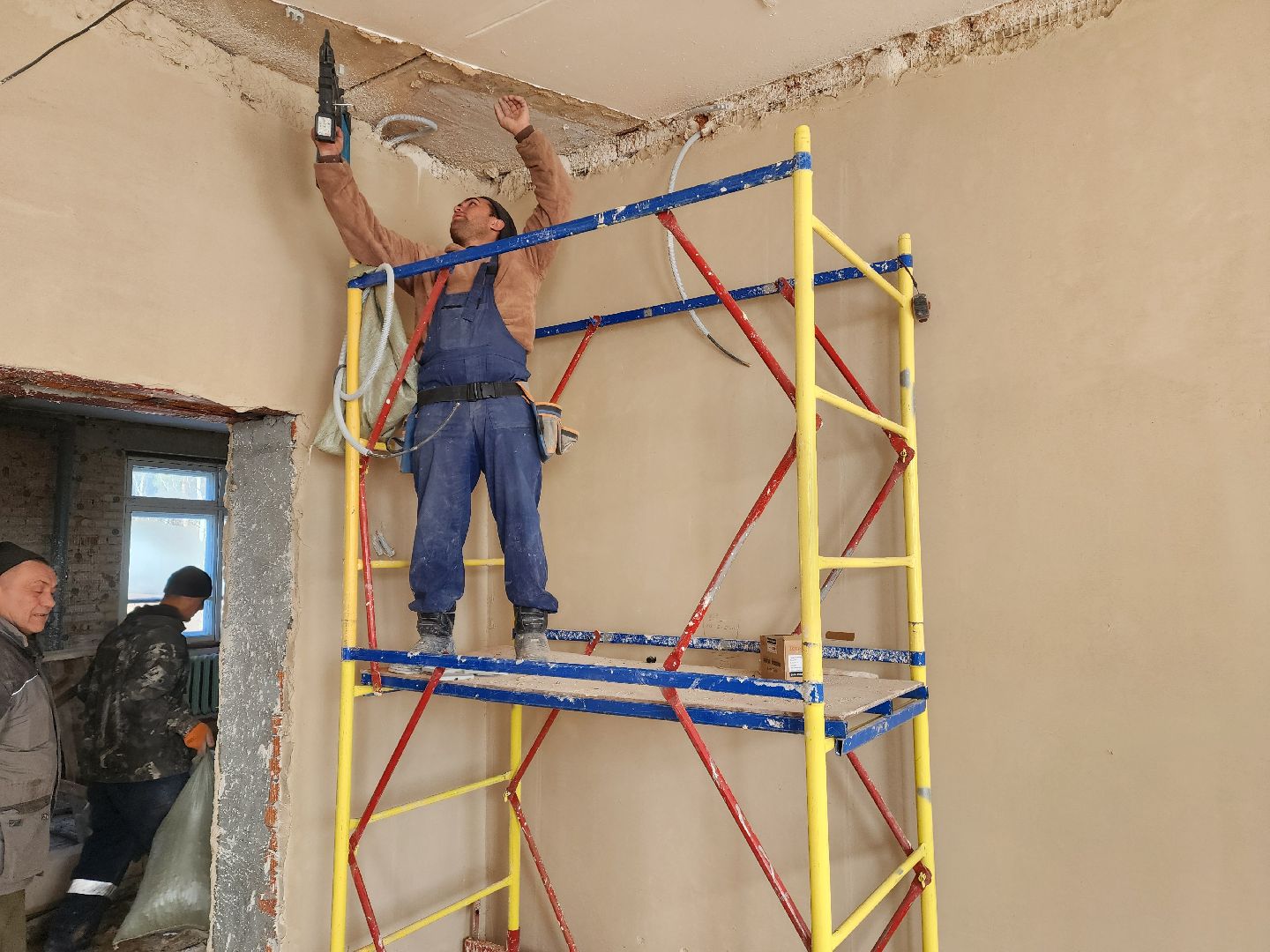 красноармейск, городской округ пушкинский, капремонт школы, стройка, вертикалки,