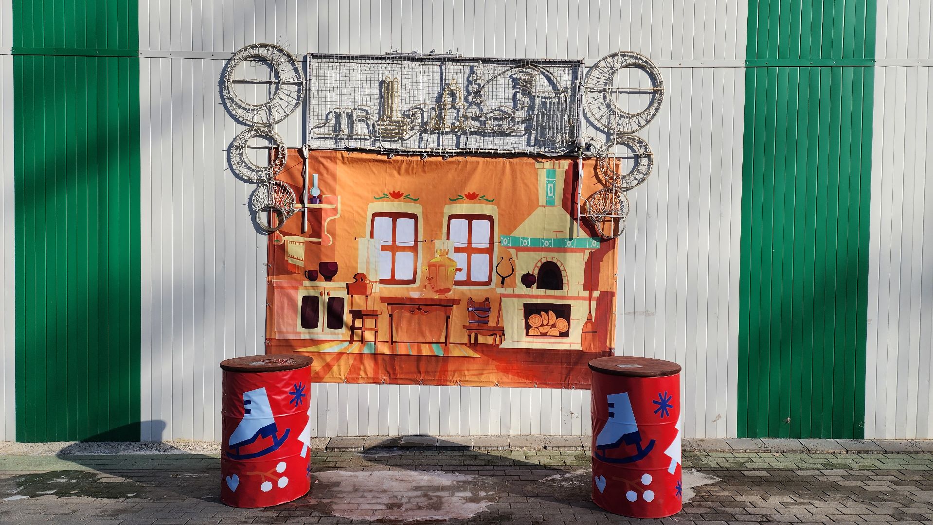 кашира, парк, масленица, праздник, вертикальное, украшение, фотозона, вертикалки,