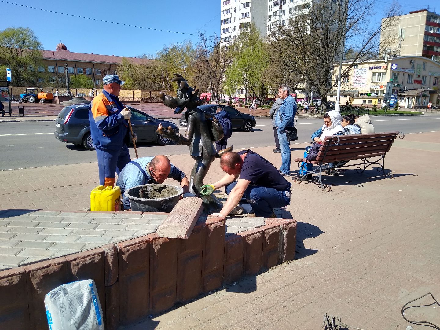 Раменское, благоустройство, скульптуры