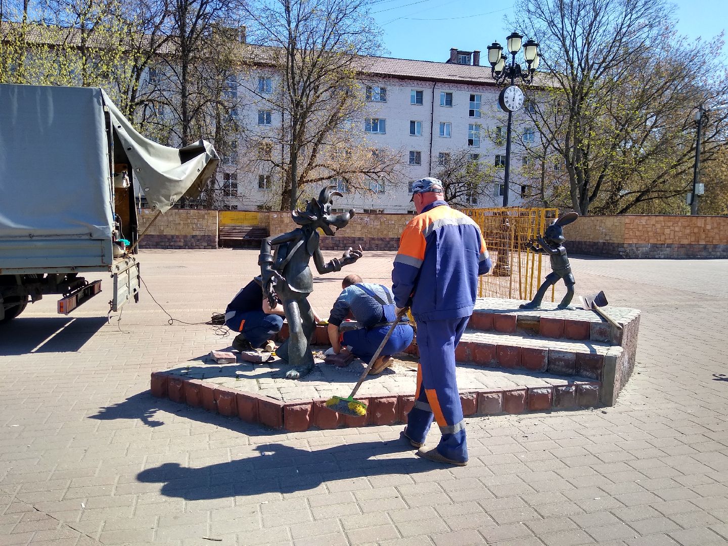 Раменское, благоустройство, скульптуры