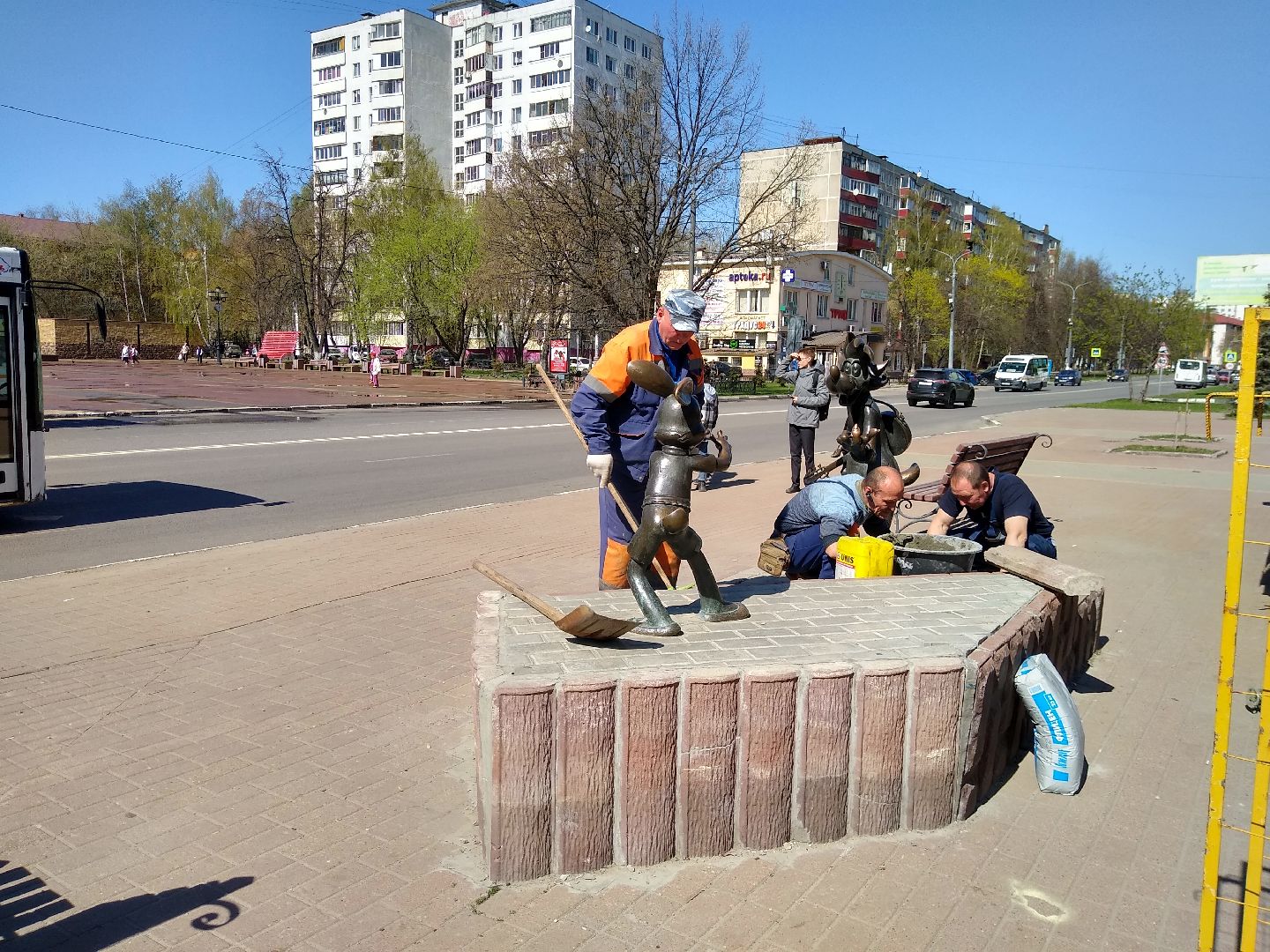 Раменское, благоустройство, скульптуры