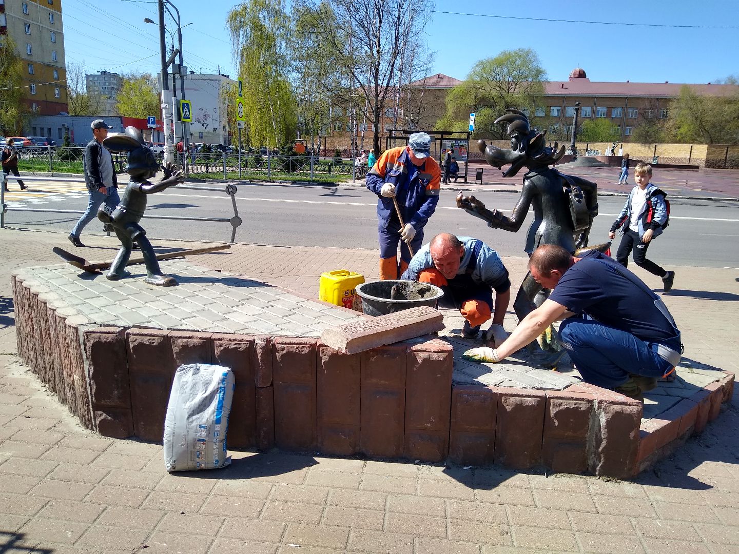 Раменское, благоустройство, скульптуры
