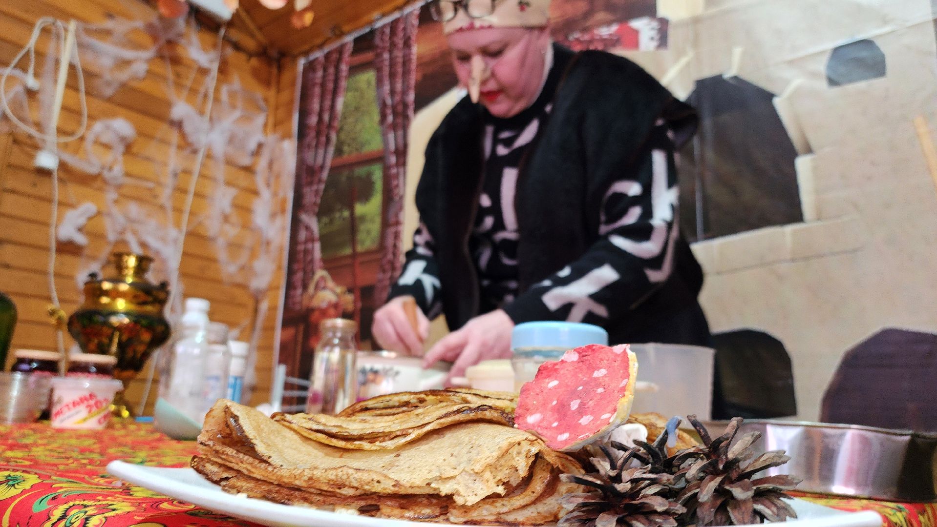 Масленица, широкая масленица, Руза, Парк городок, Блины,