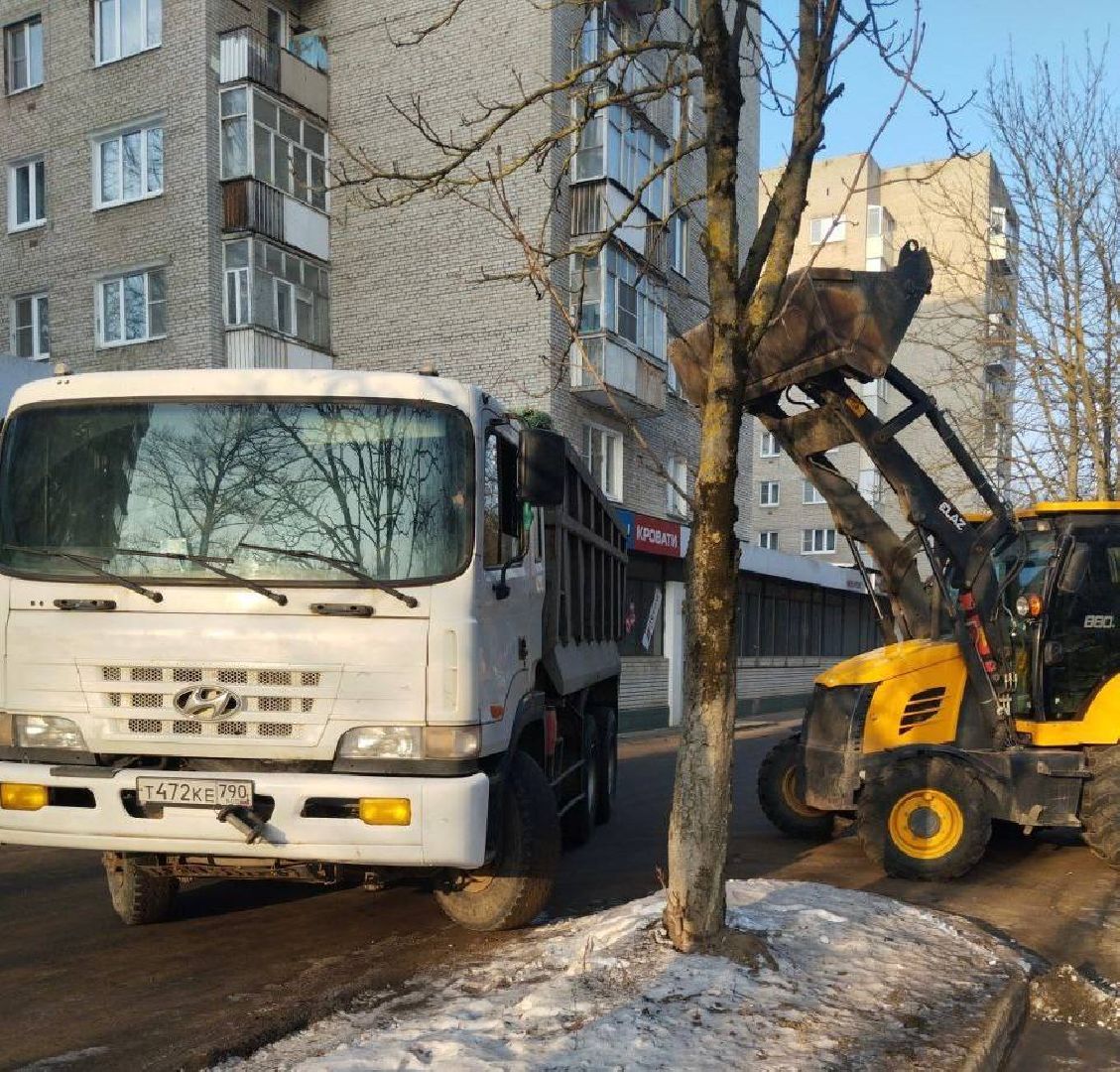 воскресенск, дороги, уборка дорог, вертикалки,