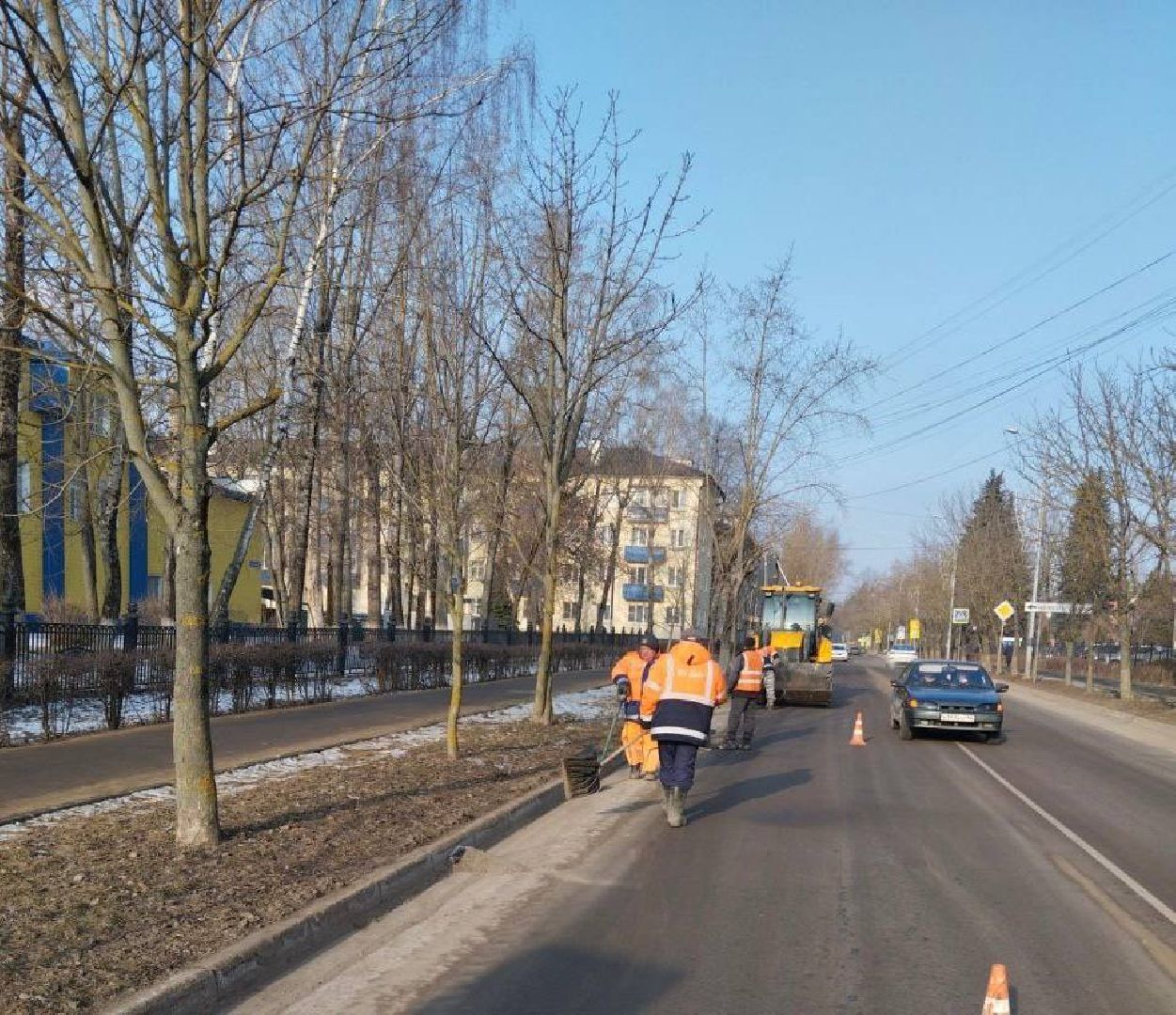 воскресенск, дороги, уборка дорог, вертикалки,