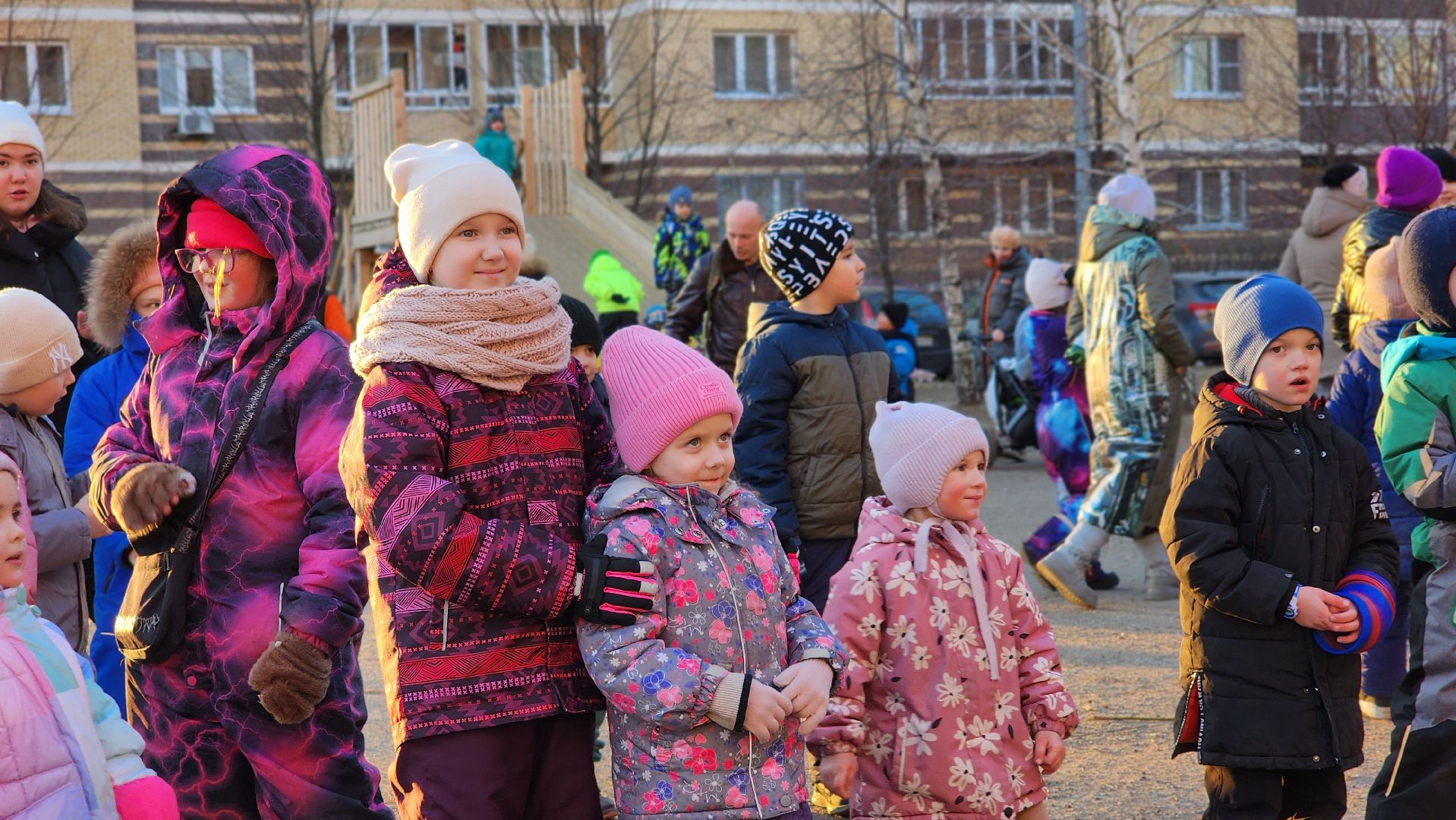 Масленица, дети, Лосино-Петровский,