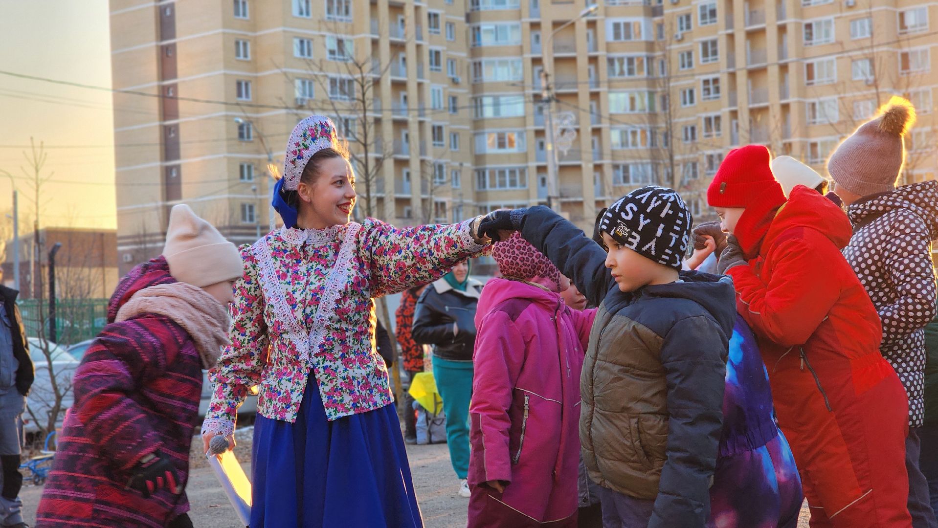 Масленица, дети, Лосино-Петровский,