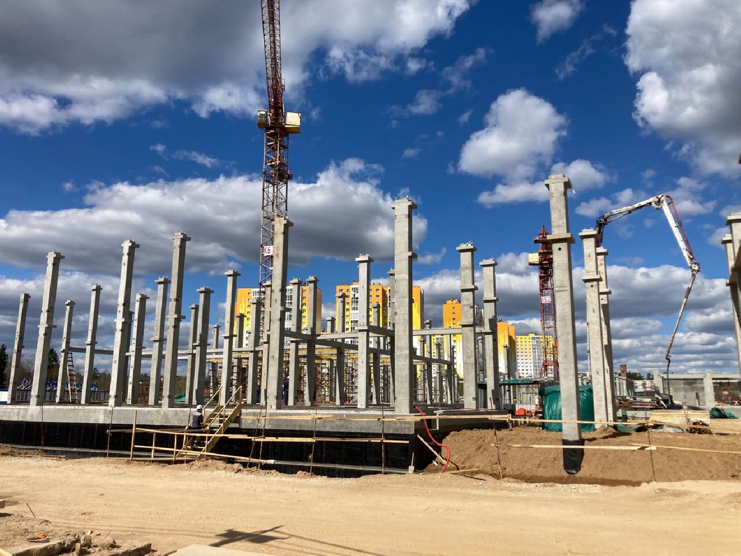 Солнечногорск, Голубое, строительство, школа, инновации