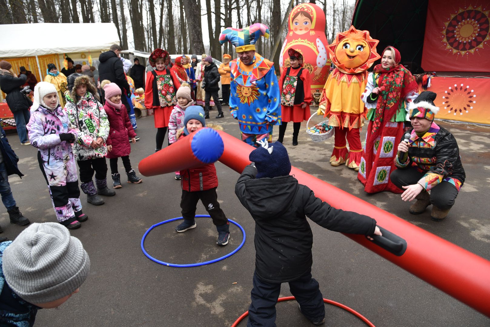 лотошино, лотошинский парк, масленица, праздник,