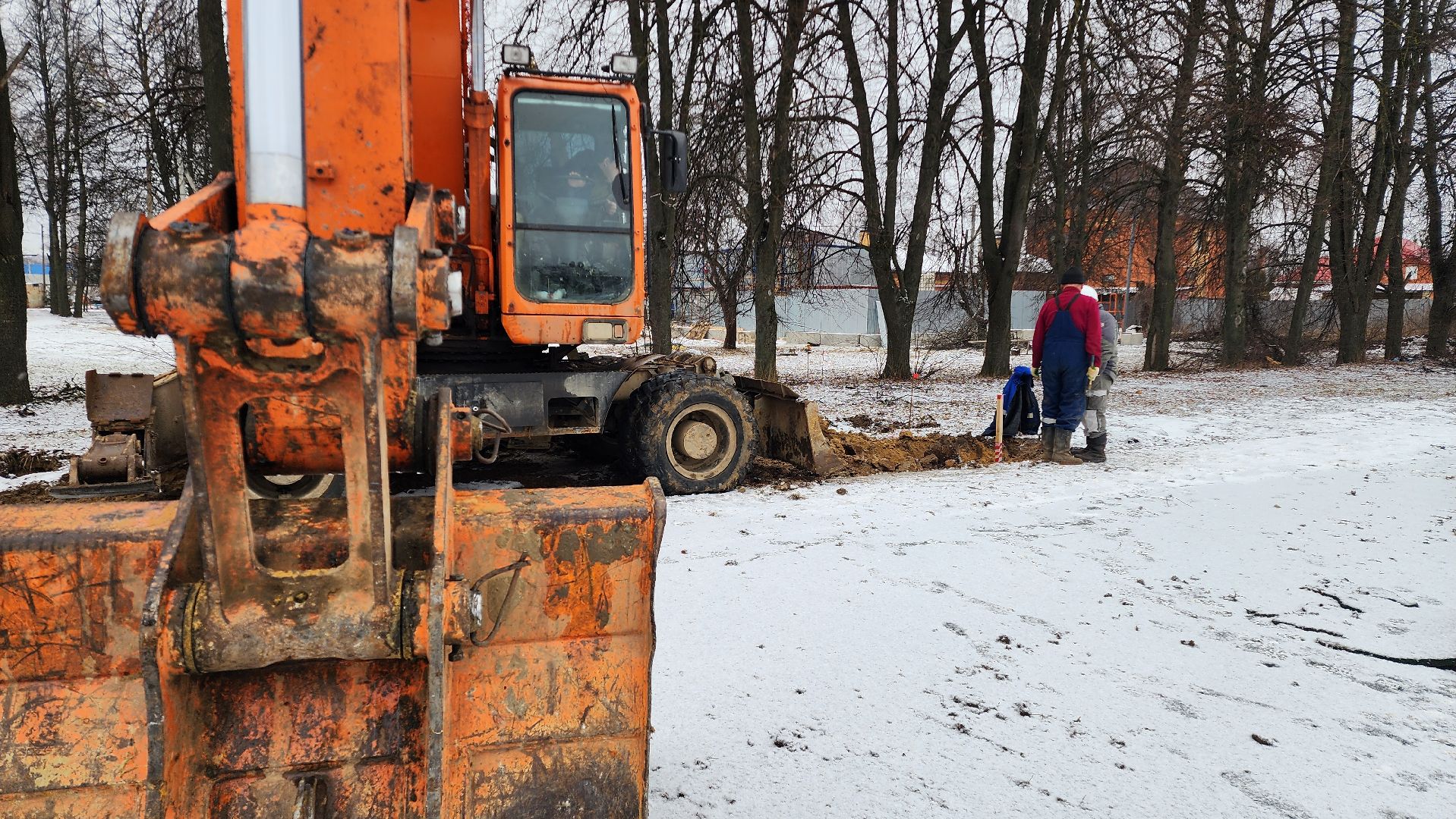 вертикалки, Бронницы, Строительство пристройки к лицею,