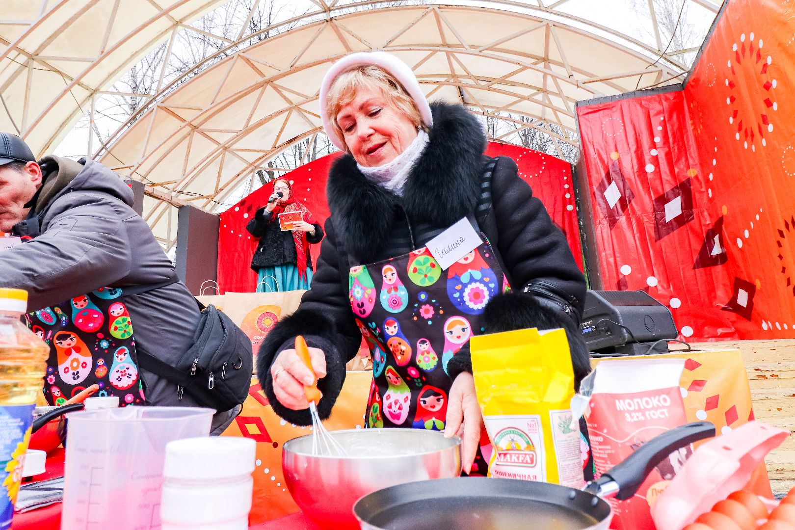 Клин, общество, культура, Масленица, блины, конкурсы, Подмосковье, вертикалки,