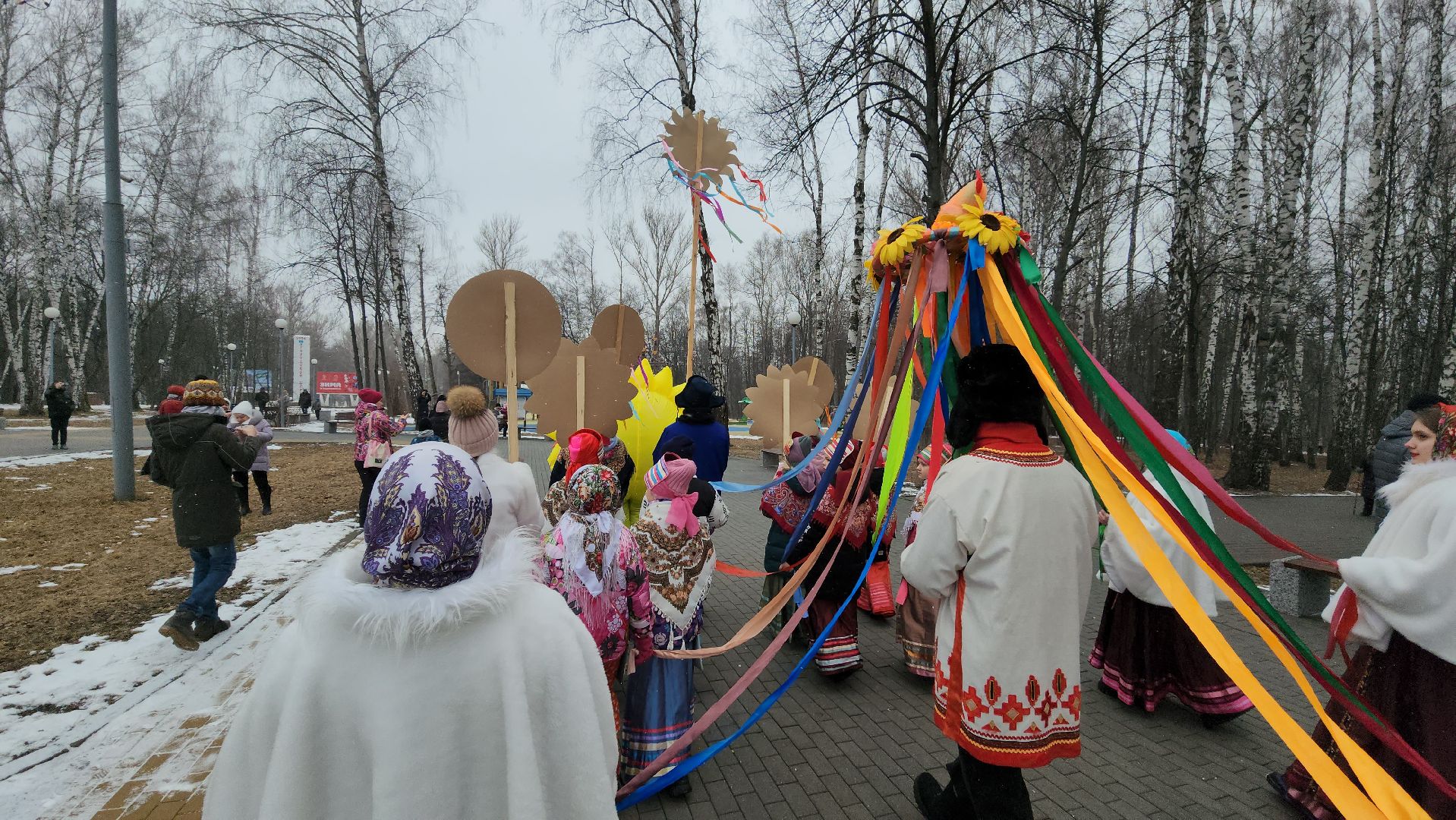 кашира, парк, масленица, концерт, вертикалки, костюмы,