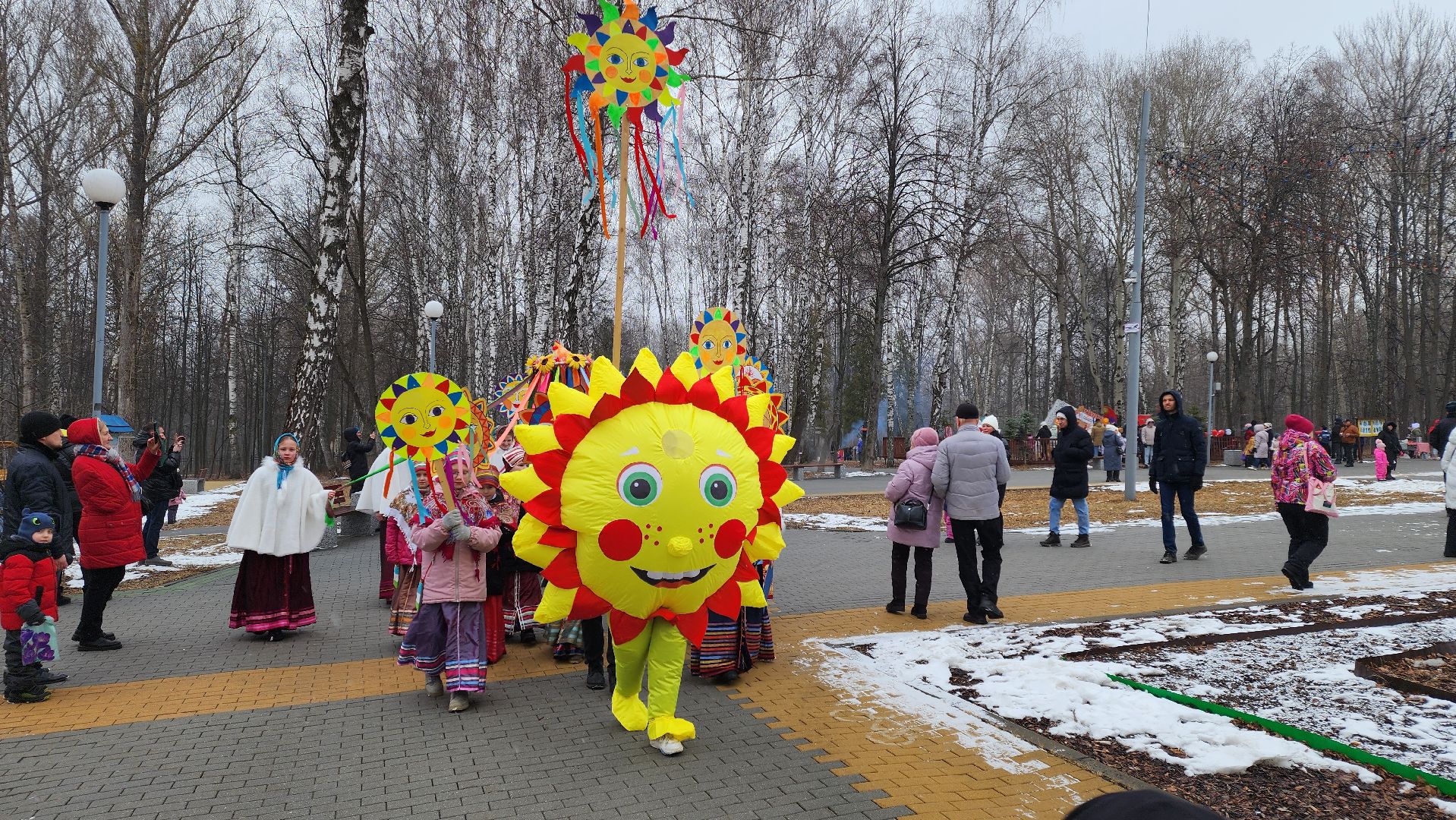 кашира, парк, масленица, концерт, вертикалки, костюмы,
