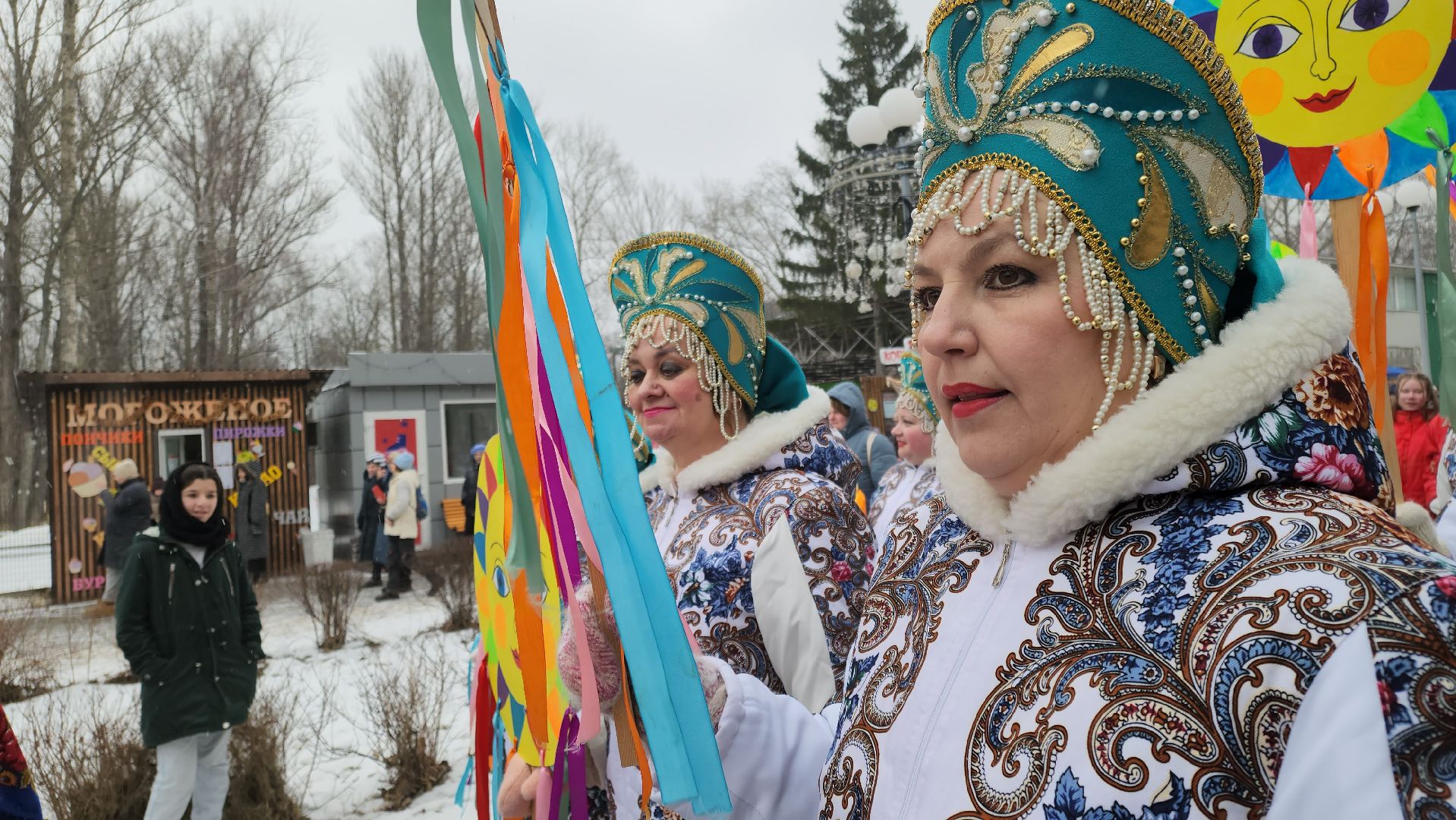 кашира, парк, масленица, концерт, вертикалки, костюмы,
