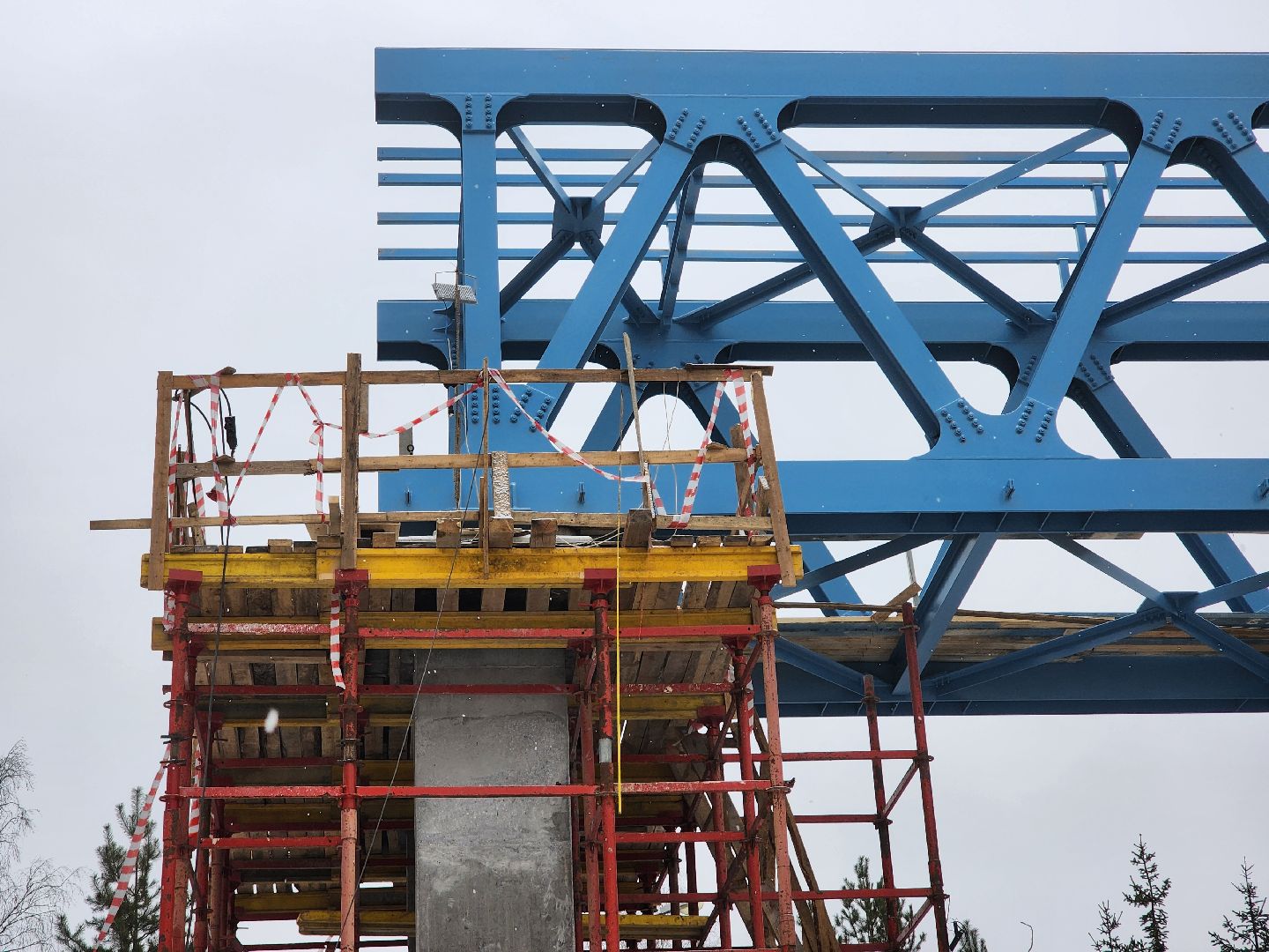 Строительство, Переход, Железная дорога, вертикалки,