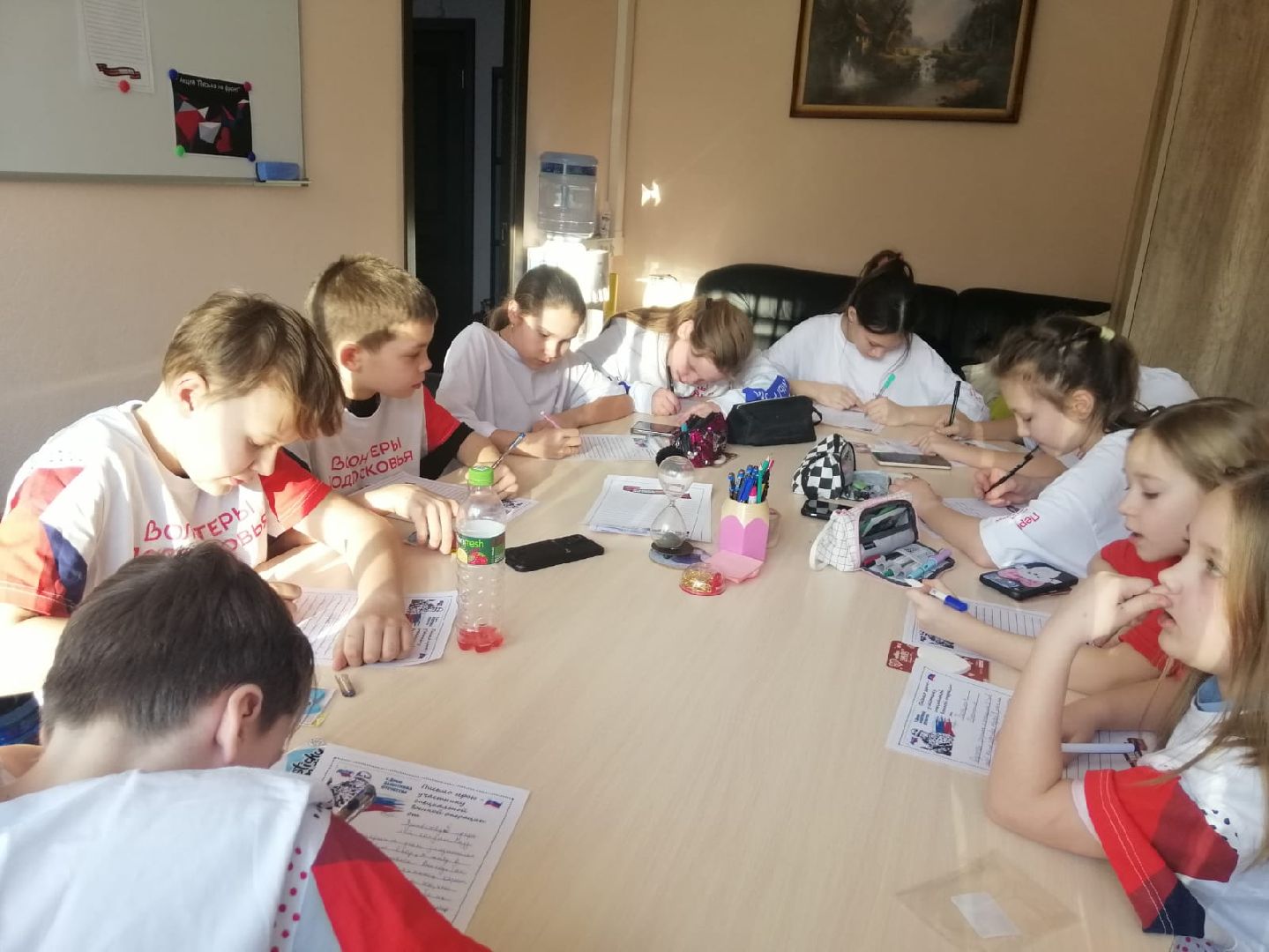 городской округ восход, дети, волонтеры подмосковья, движение первых, письма на фронт, письмо защитникам, вертикалки,