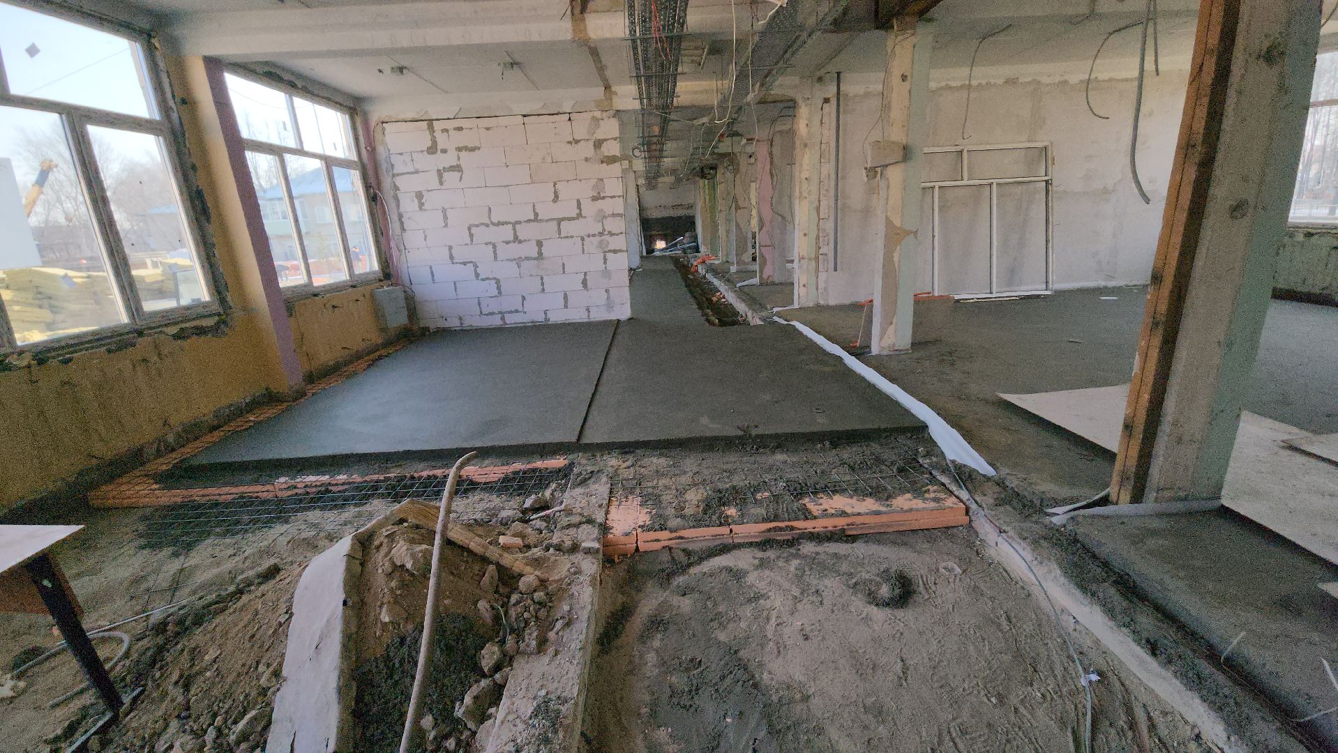 серпухов, улица джона рида, школа 17, капитальный ремонт школы, строительство,