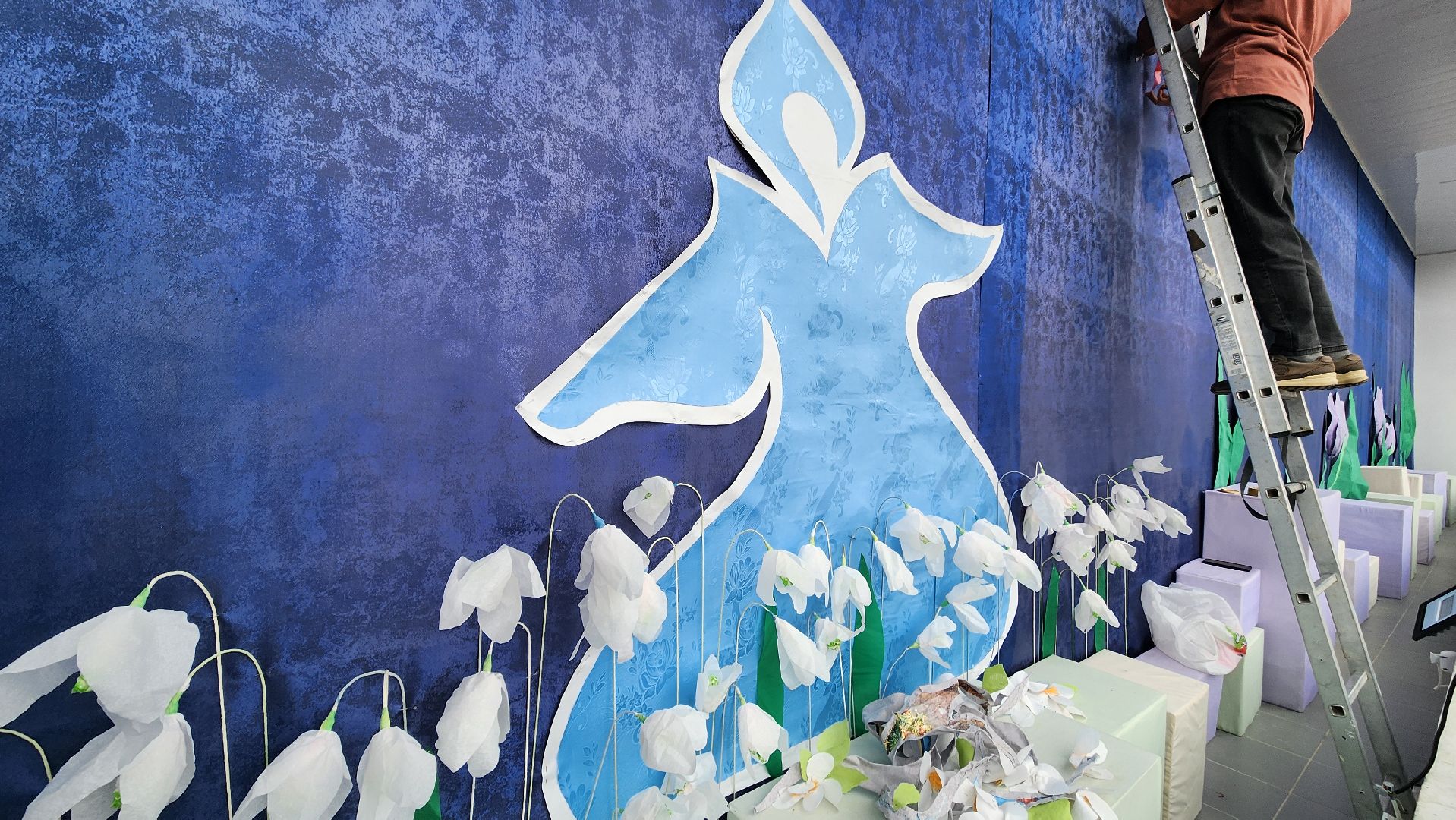 Бронницы, Подготовка к весне, Весеннее украшение города,