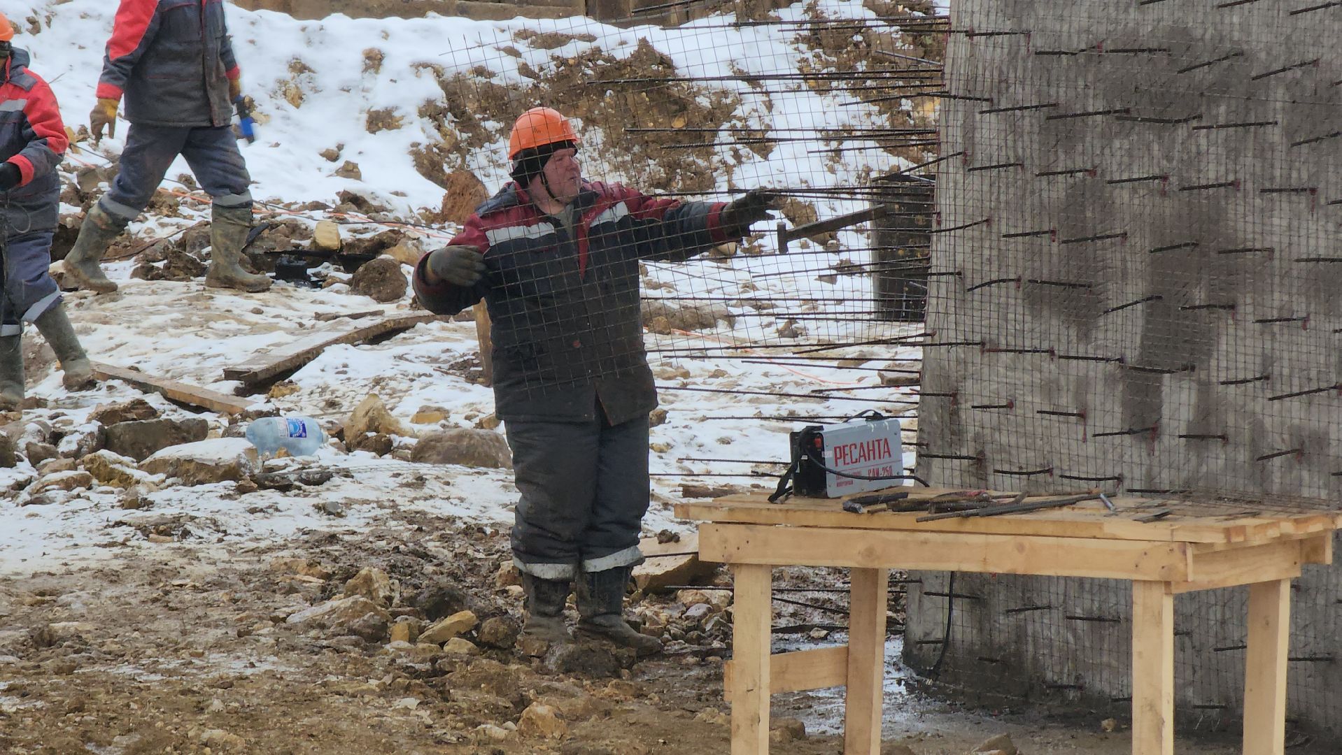 Руза, Строительство моста, Поречье, Мост, рузский городской округ,