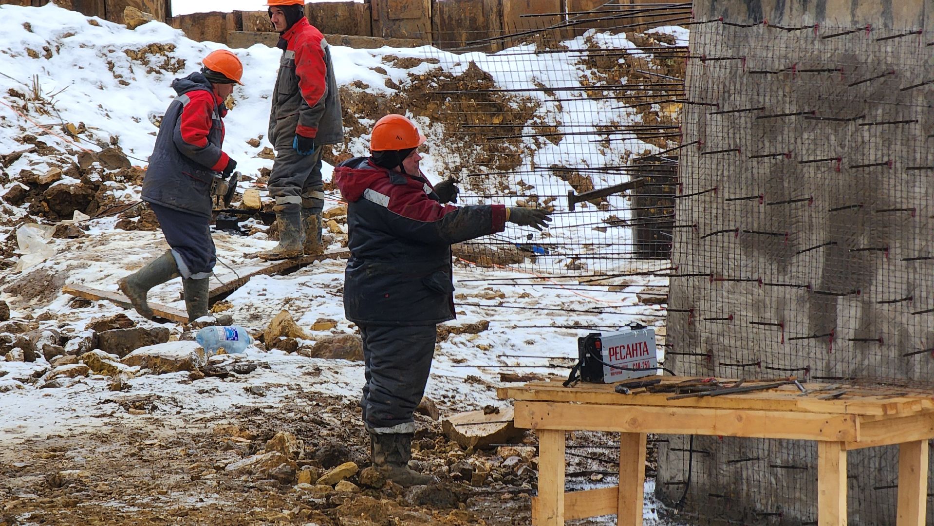 Руза, Строительство моста, Поречье, Мост, рузский городской округ,