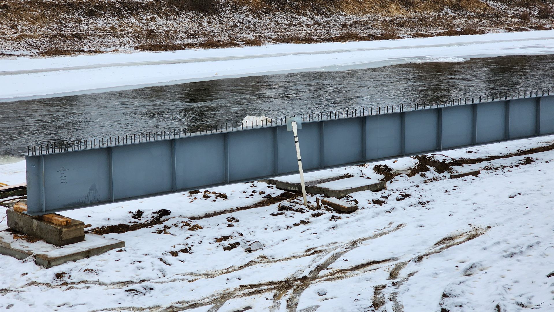 Руза, Строительство моста, Поречье, Мост, рузский городской округ,