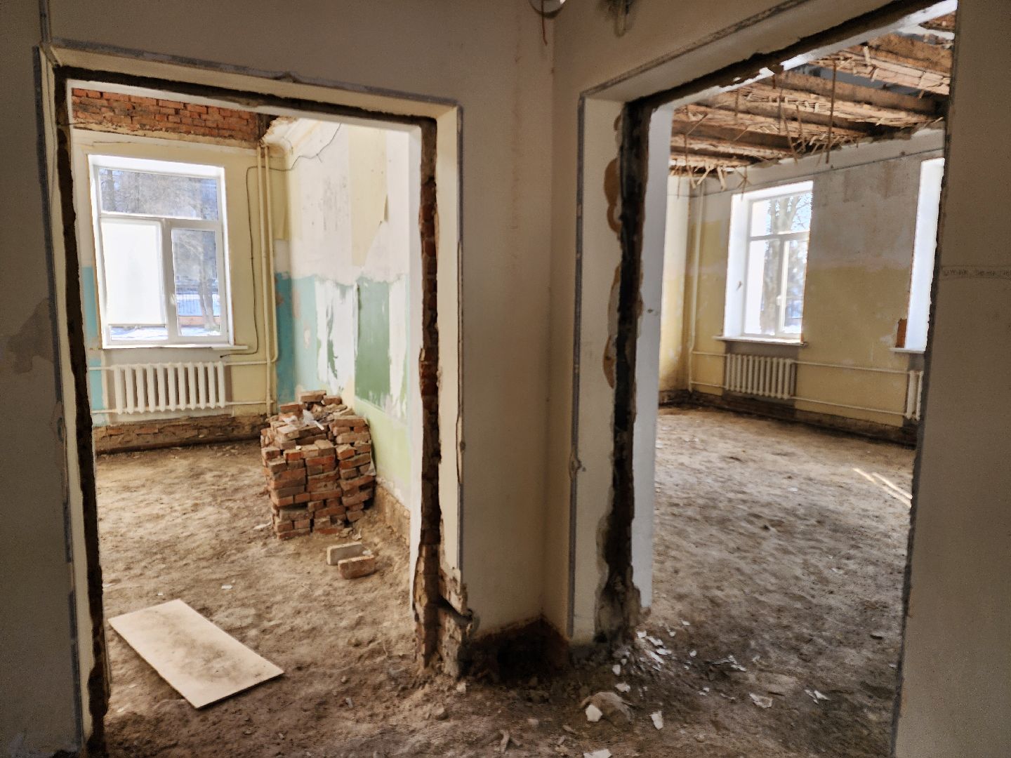 Чехов, улица Чехова 27, центр развития творчества детей и юношества, капремонт, реконструкция, обновление, комиссия, проверка, инспекция, виды и сроки работ, объем и качество работ, глава округа михаил собакин,