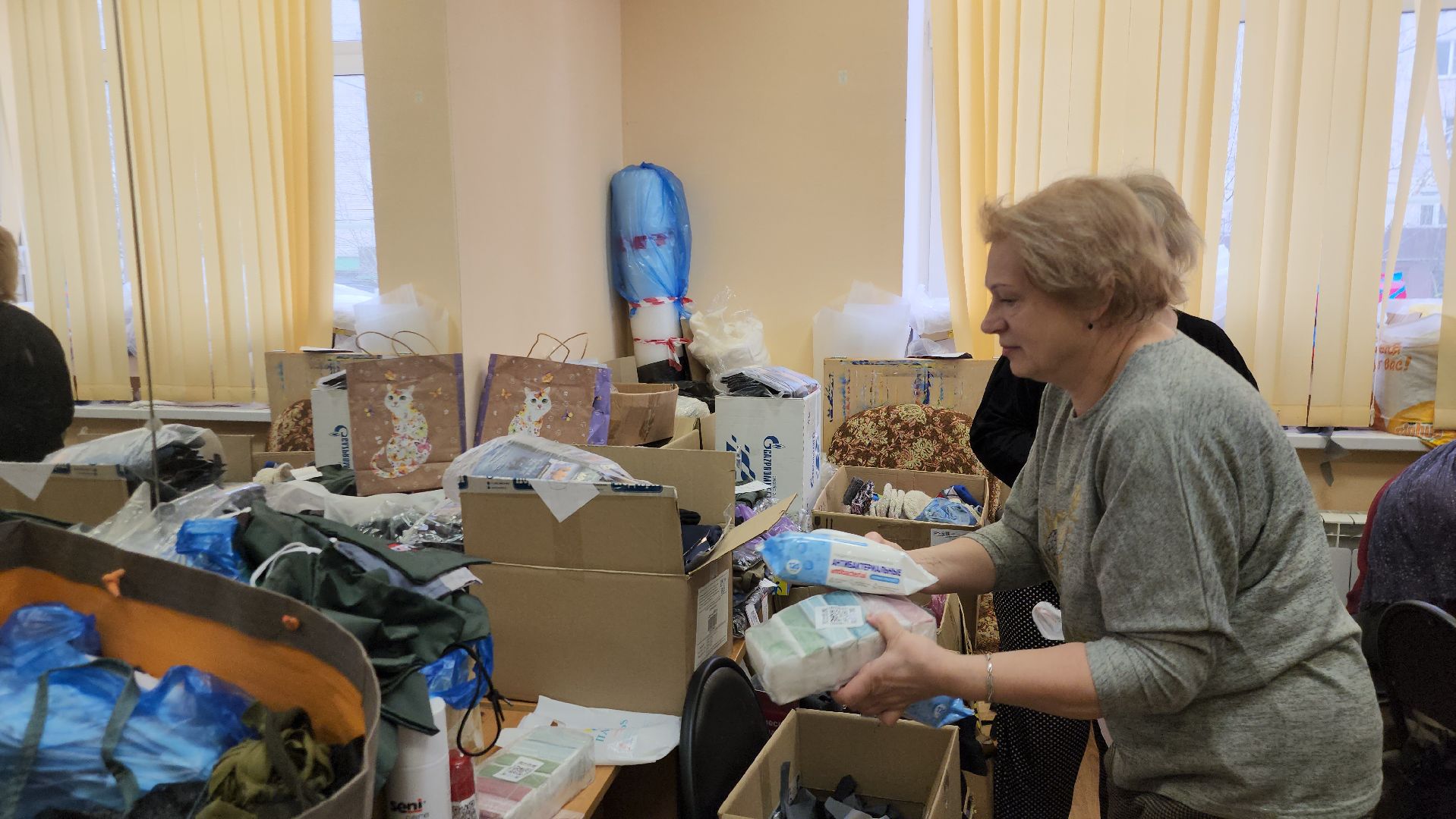 гуманитарная помощь, Истра, Отправка на фронт,