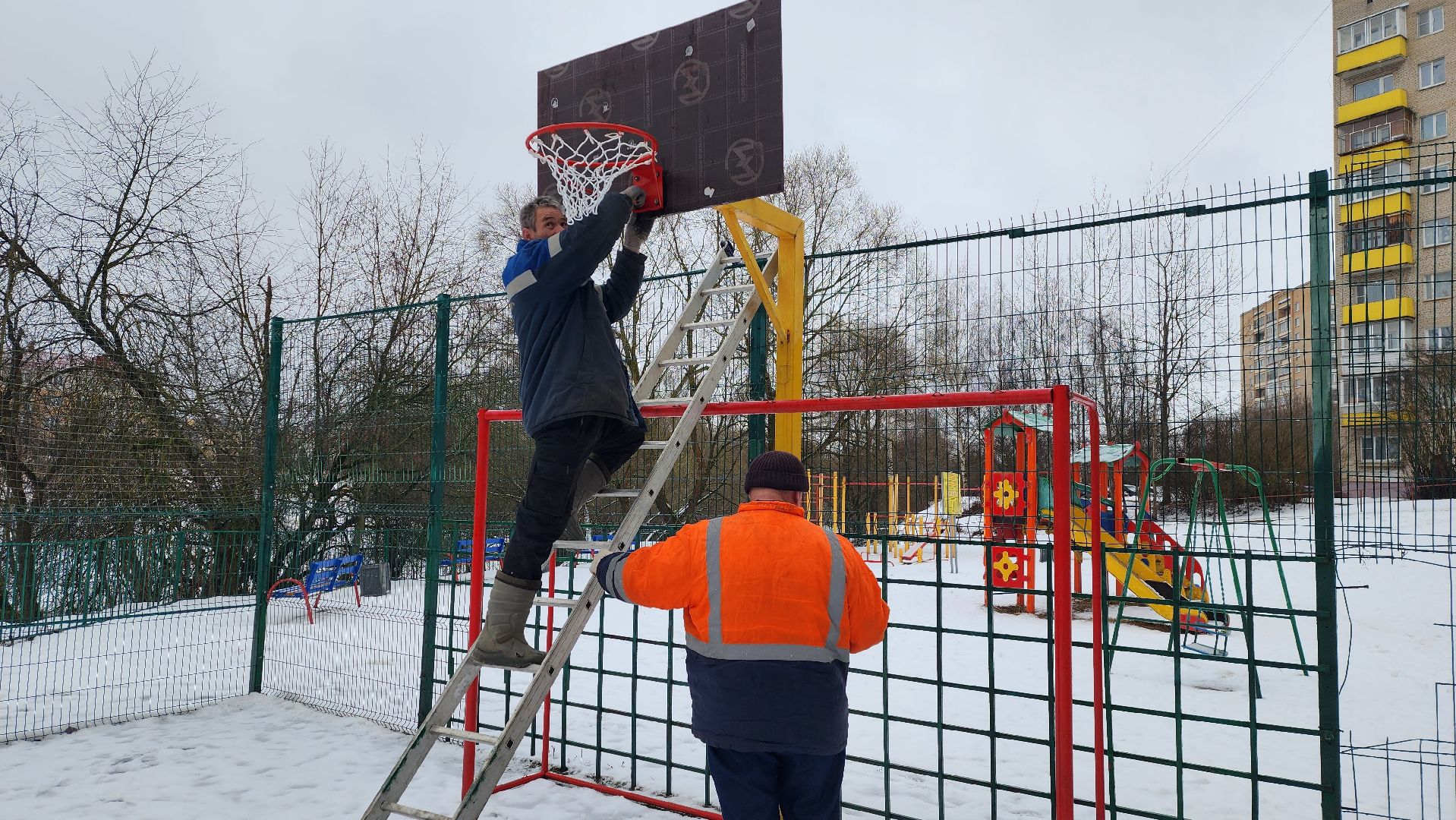 истра, благоустройство, спортплощадка,