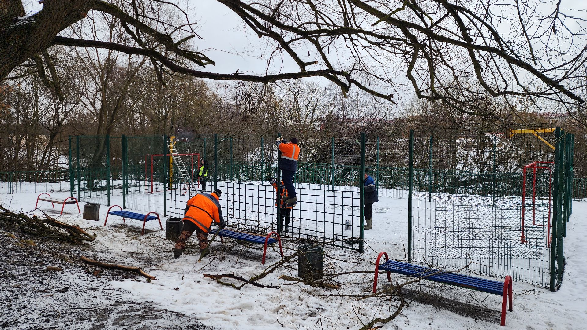 истра, благоустройство, спортплощадка,