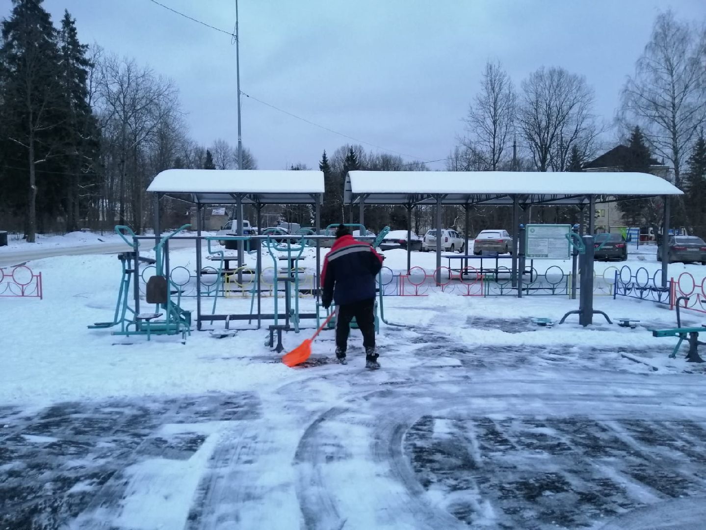 жкх, благоуйстройство, спортивная площадка, снег,воркаут,