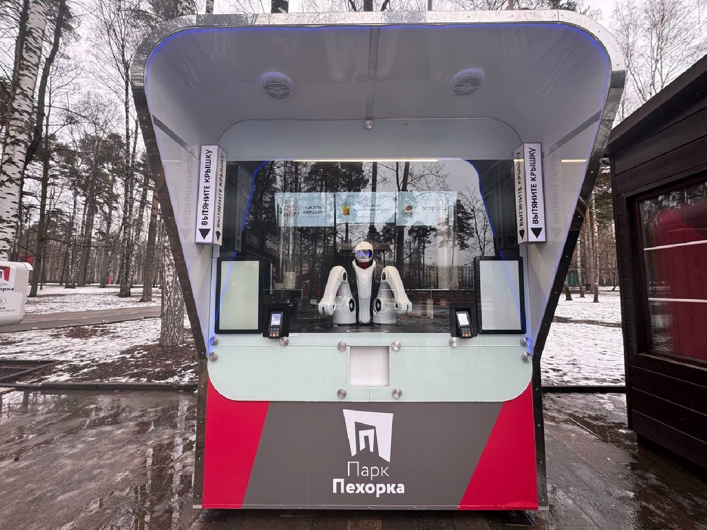 робот, кофе, балашиха, парк,