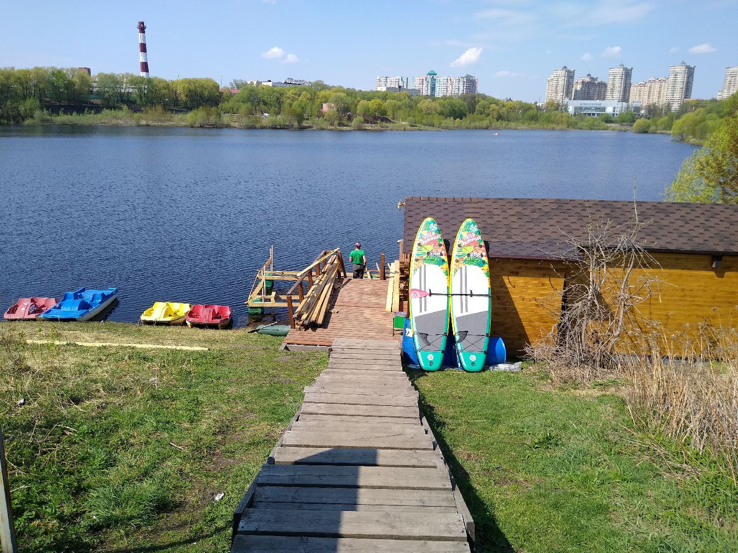 Раменское, благоустройство, лодочная станция